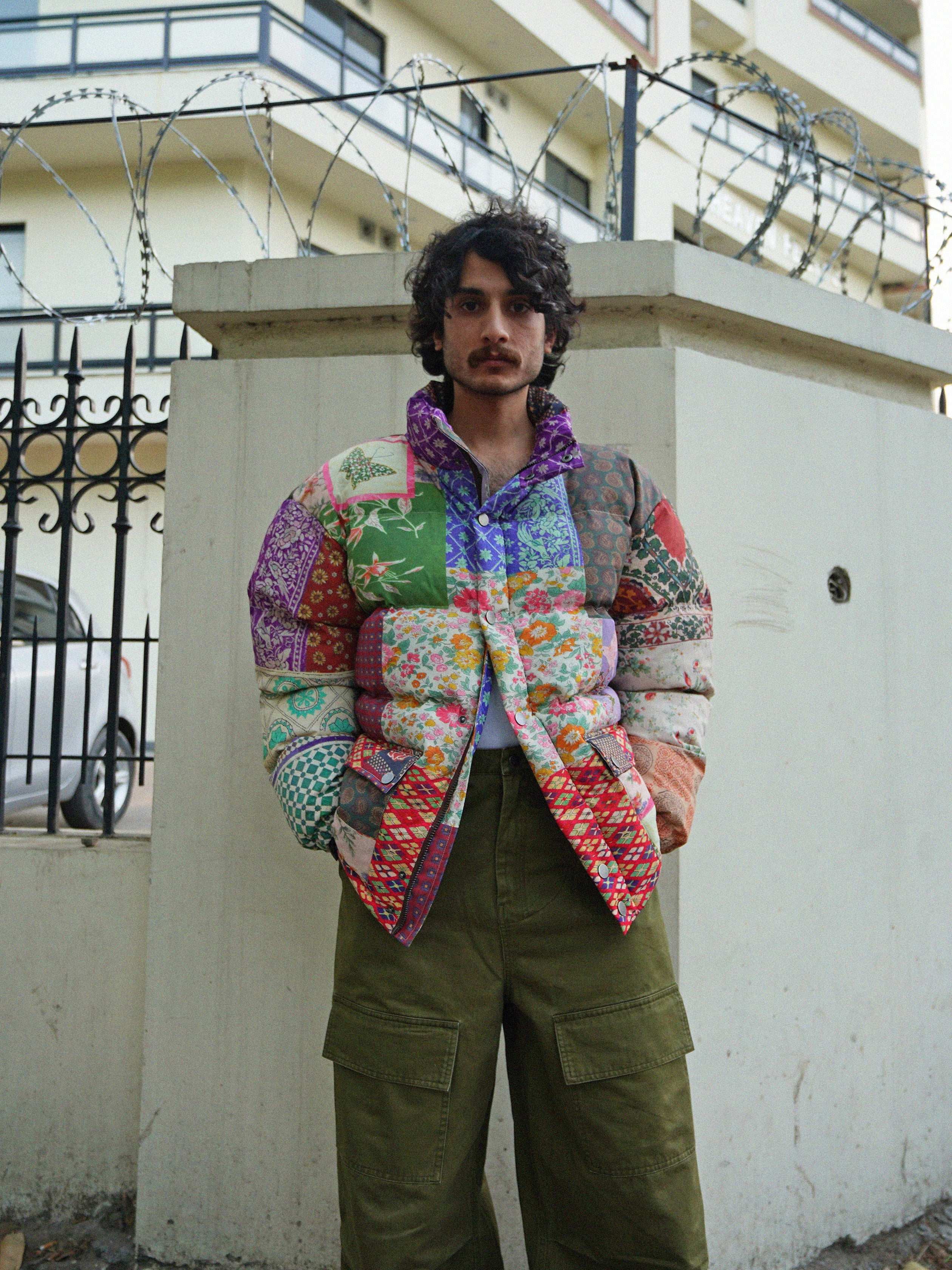 Gardenia Tapestry Puffer Jacket - Image 4
