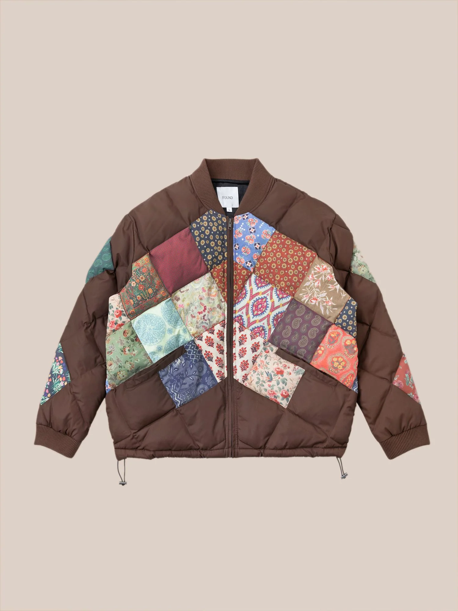 Diamond Quilt Patchwork Jacket