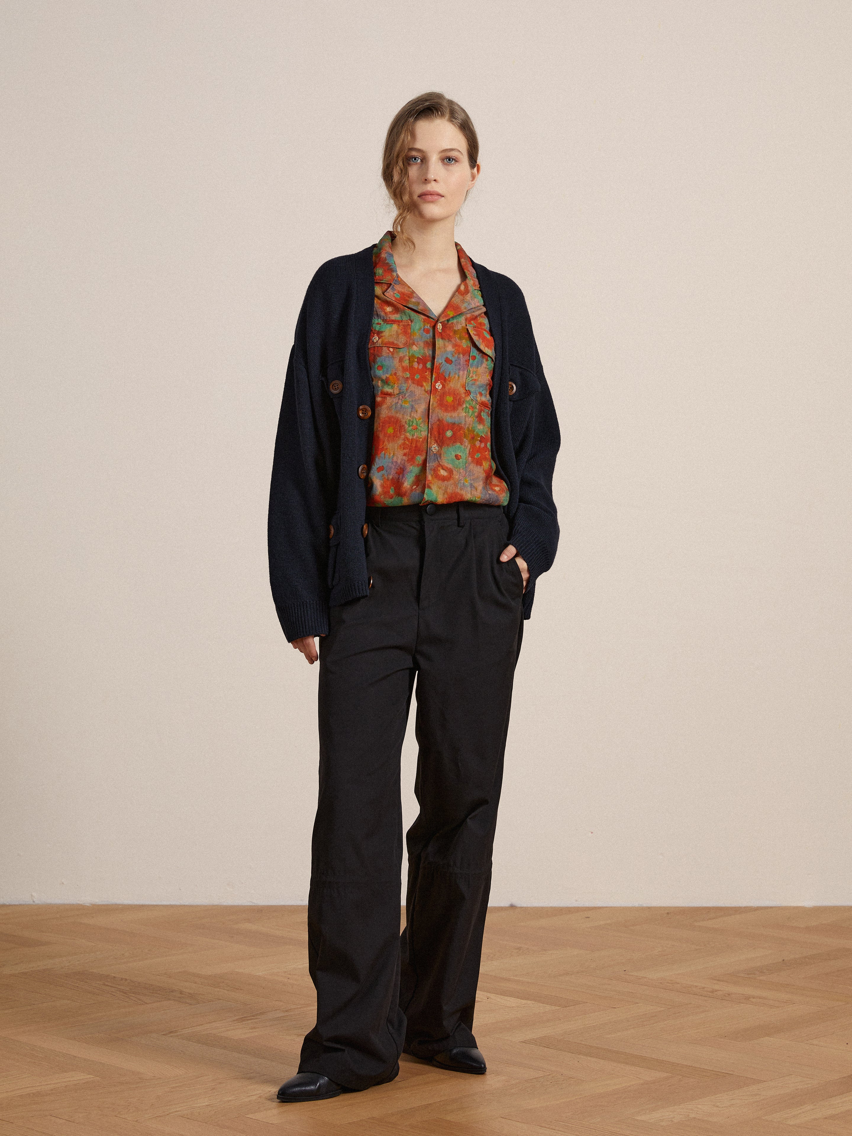 Tencel Pleated Pants - Image 5