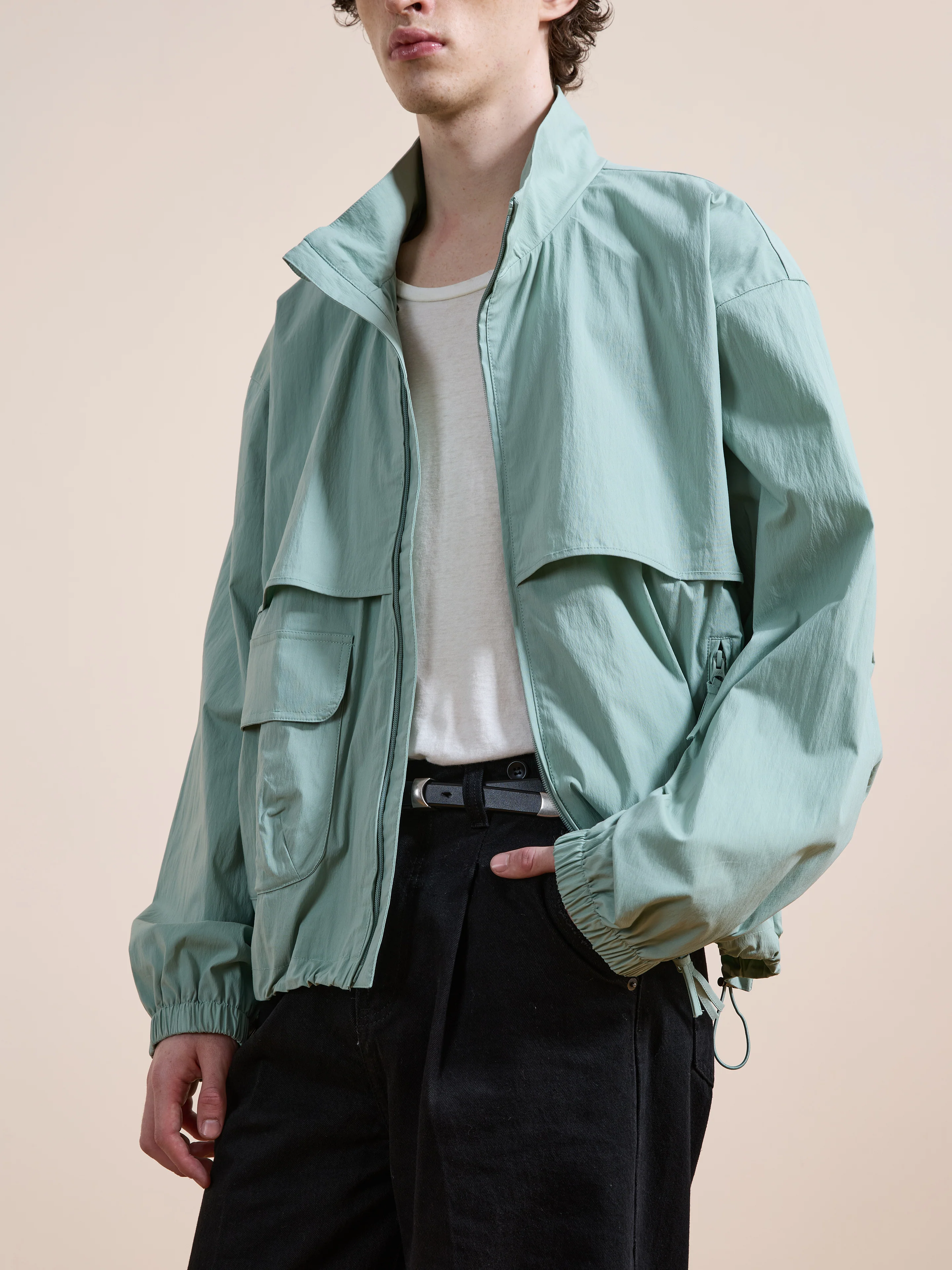 Nylon Pocket Track Jacket - Image 2