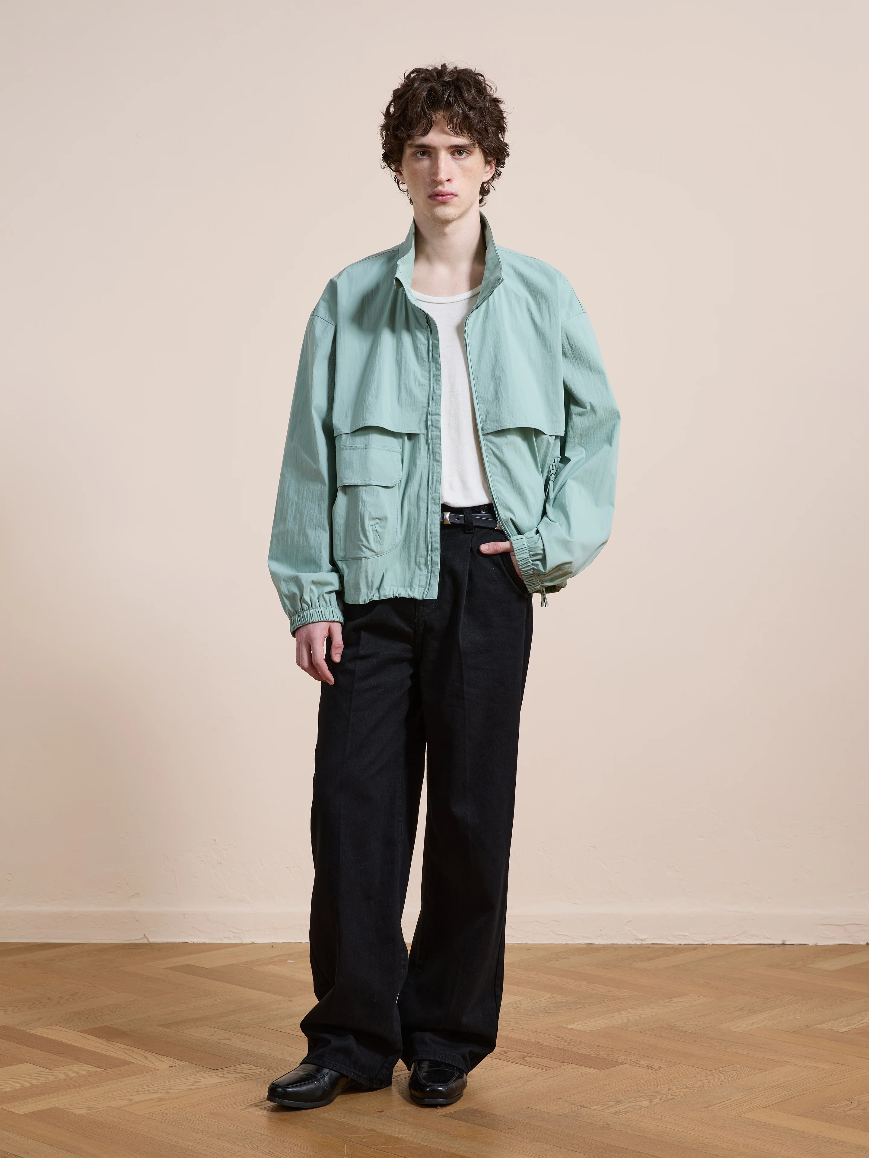 Nylon Pocket Track Jacket - Image 3