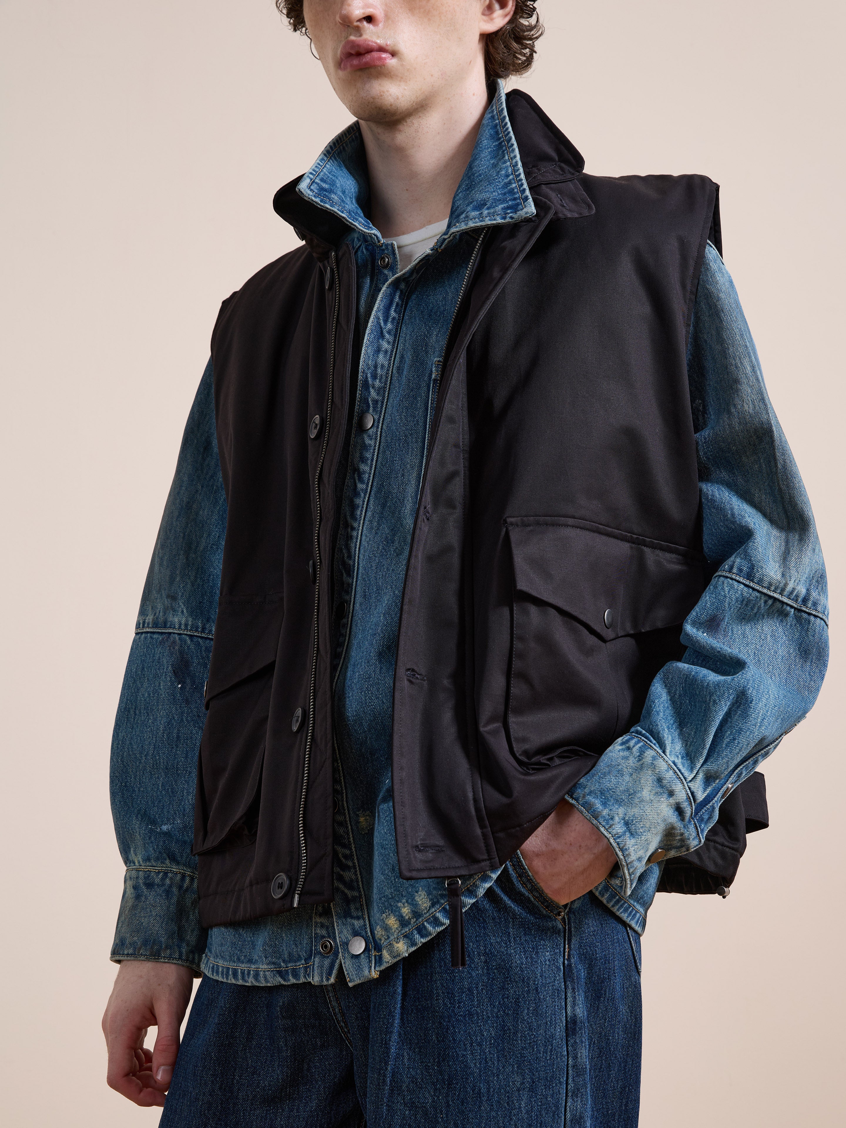 Padded Cargo Vest - Image 2