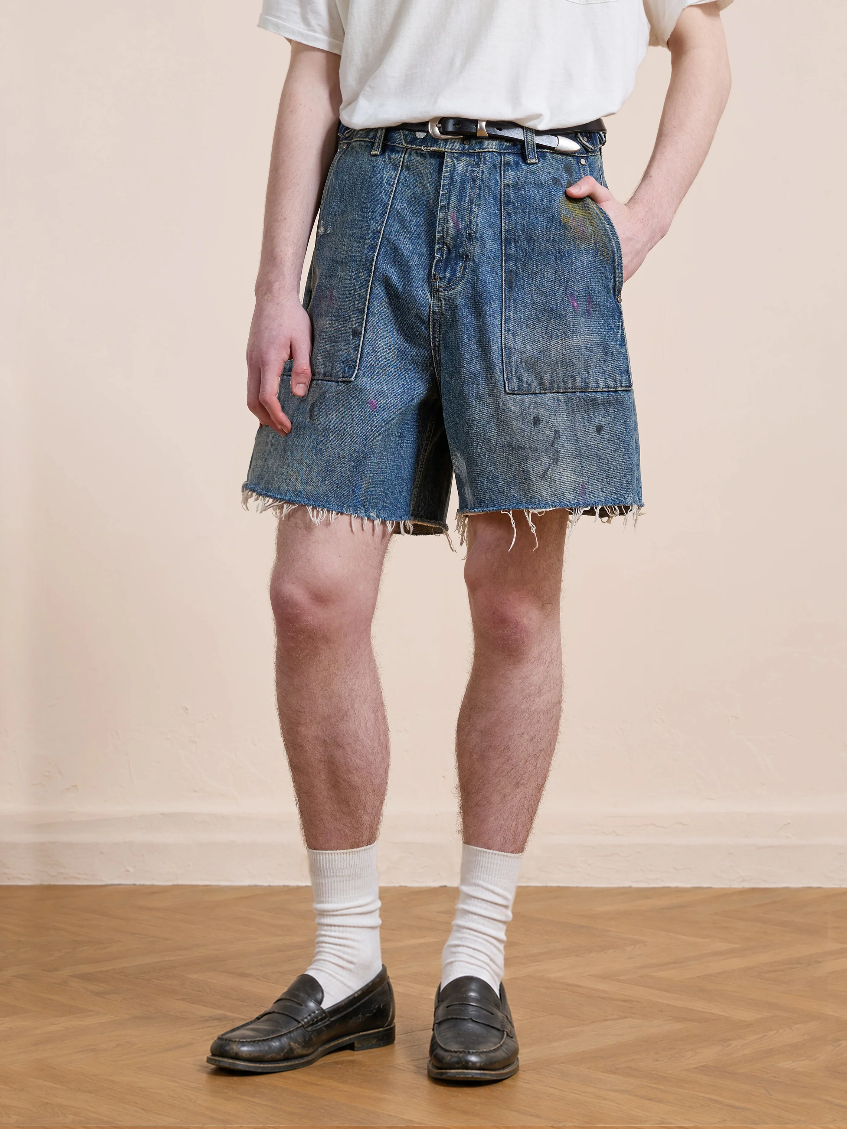 Paint Studio Denim Shorts