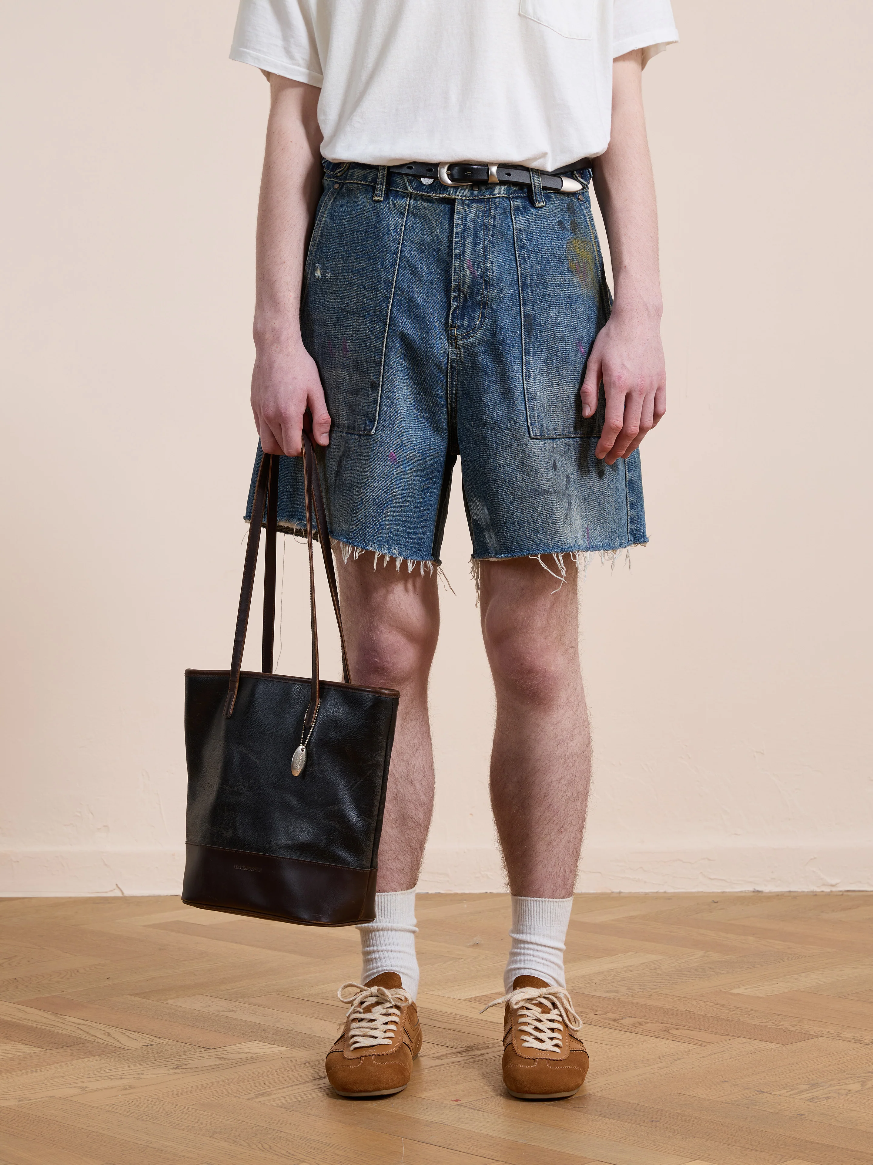 Paint Studio Denim Shorts - Image 4