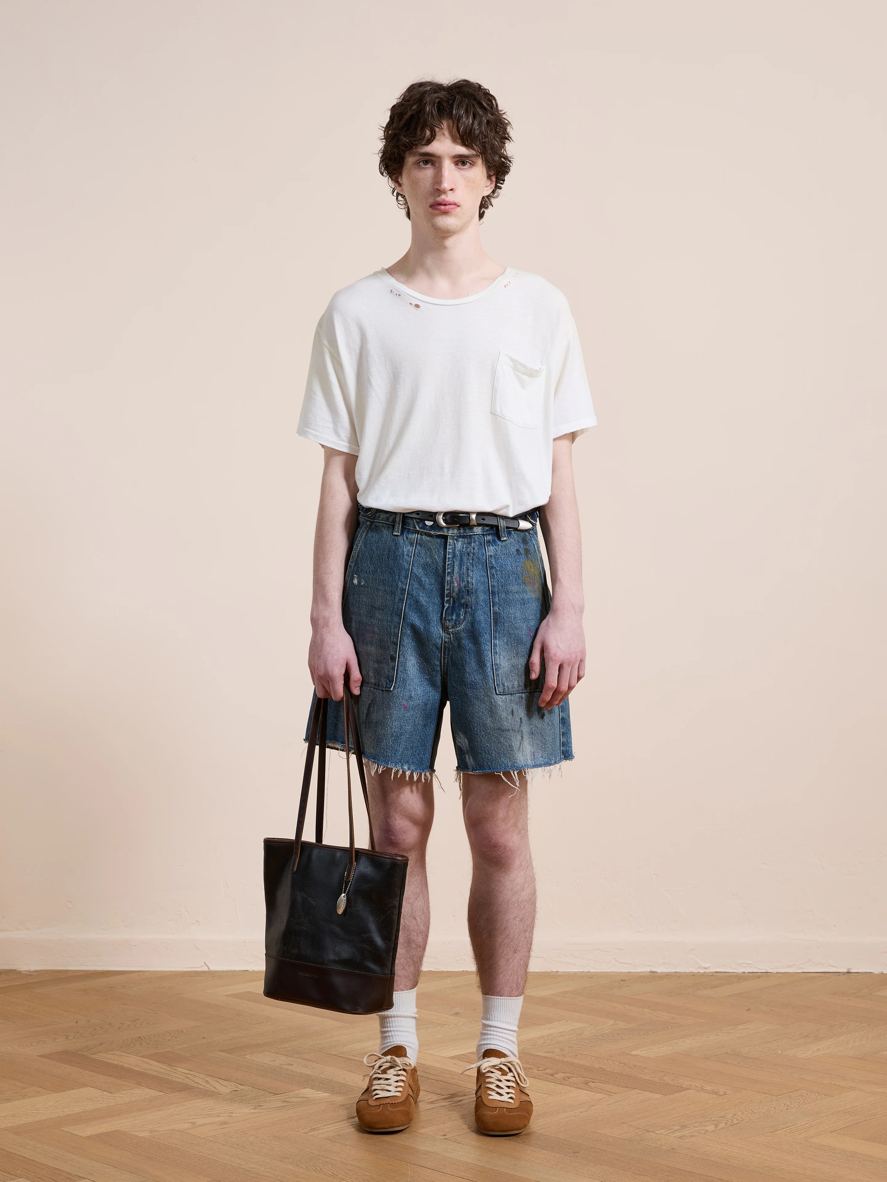 Paint Studio Denim Shorts - Image 6