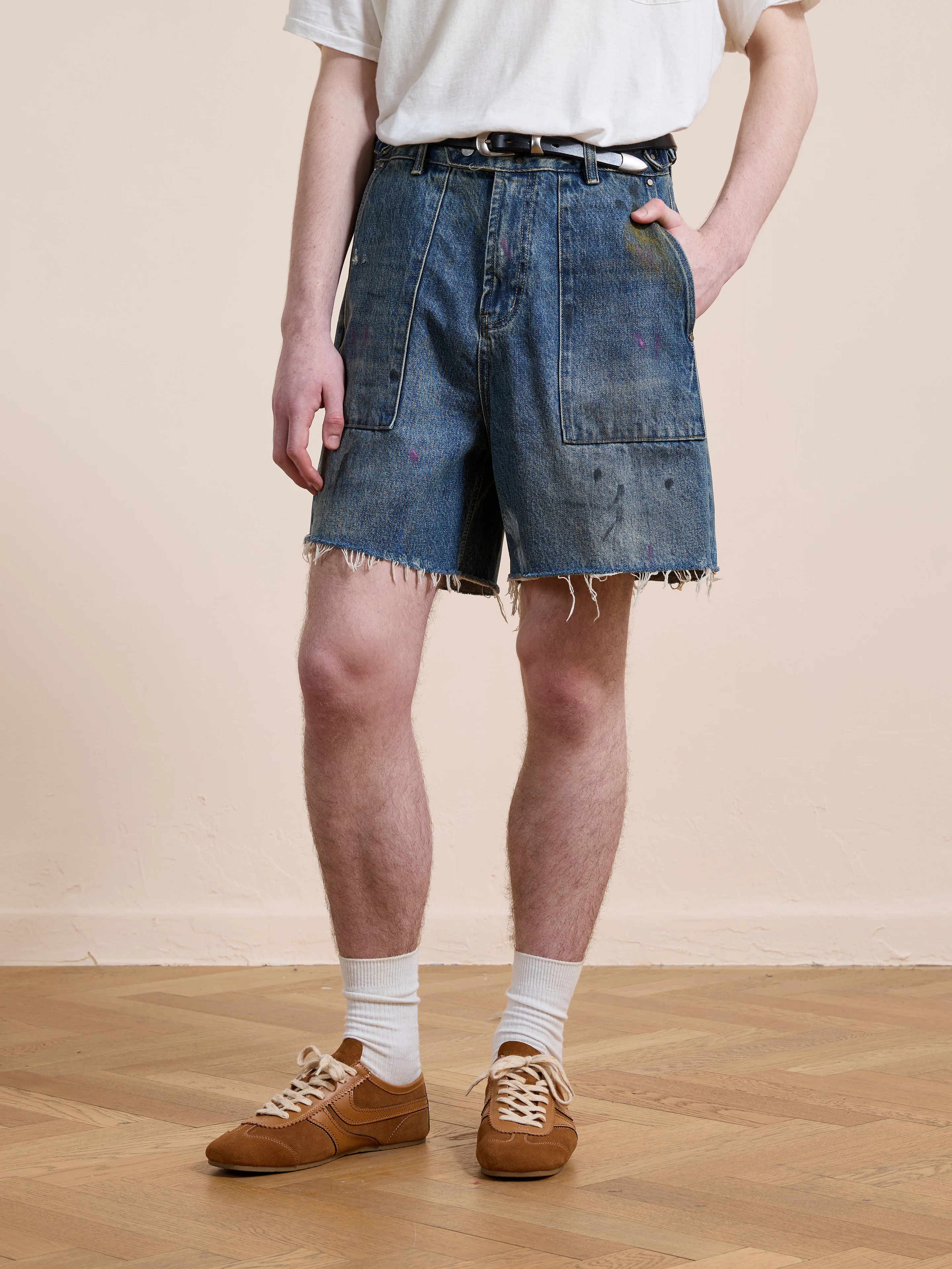Paint Studio Denim Shorts - Image 9