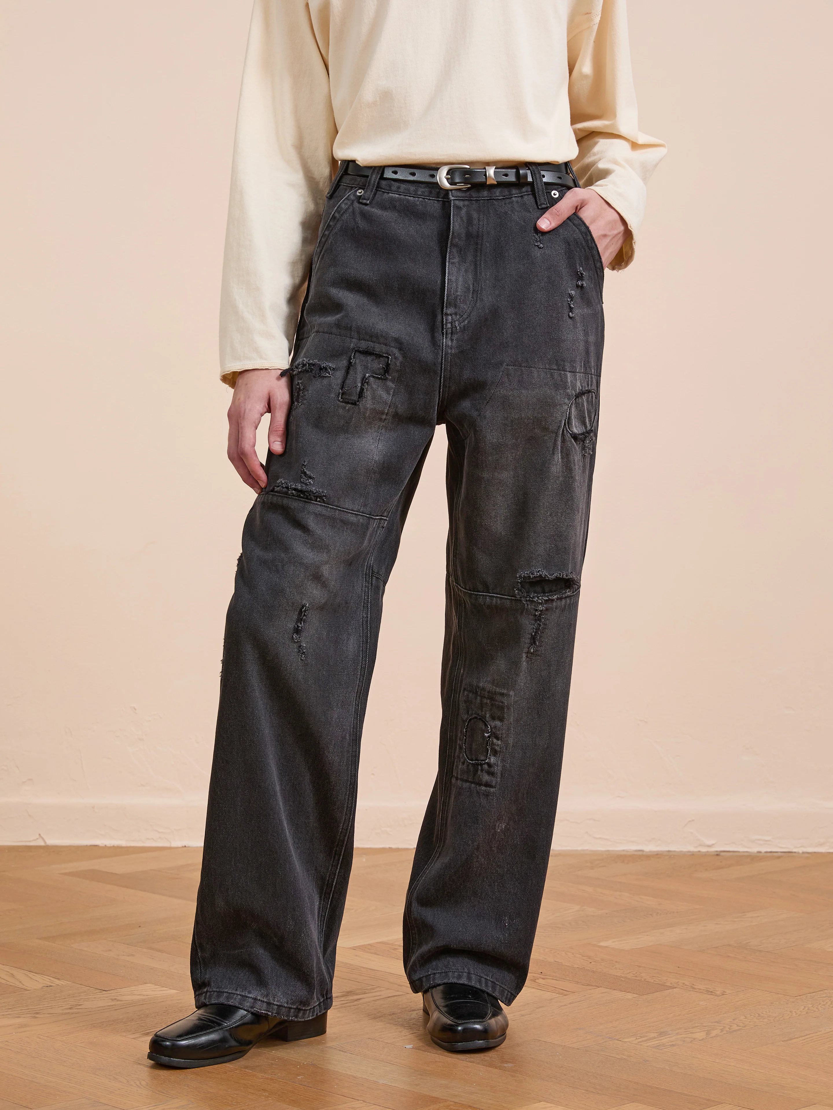 Painter Repaired Jeans - Image 3