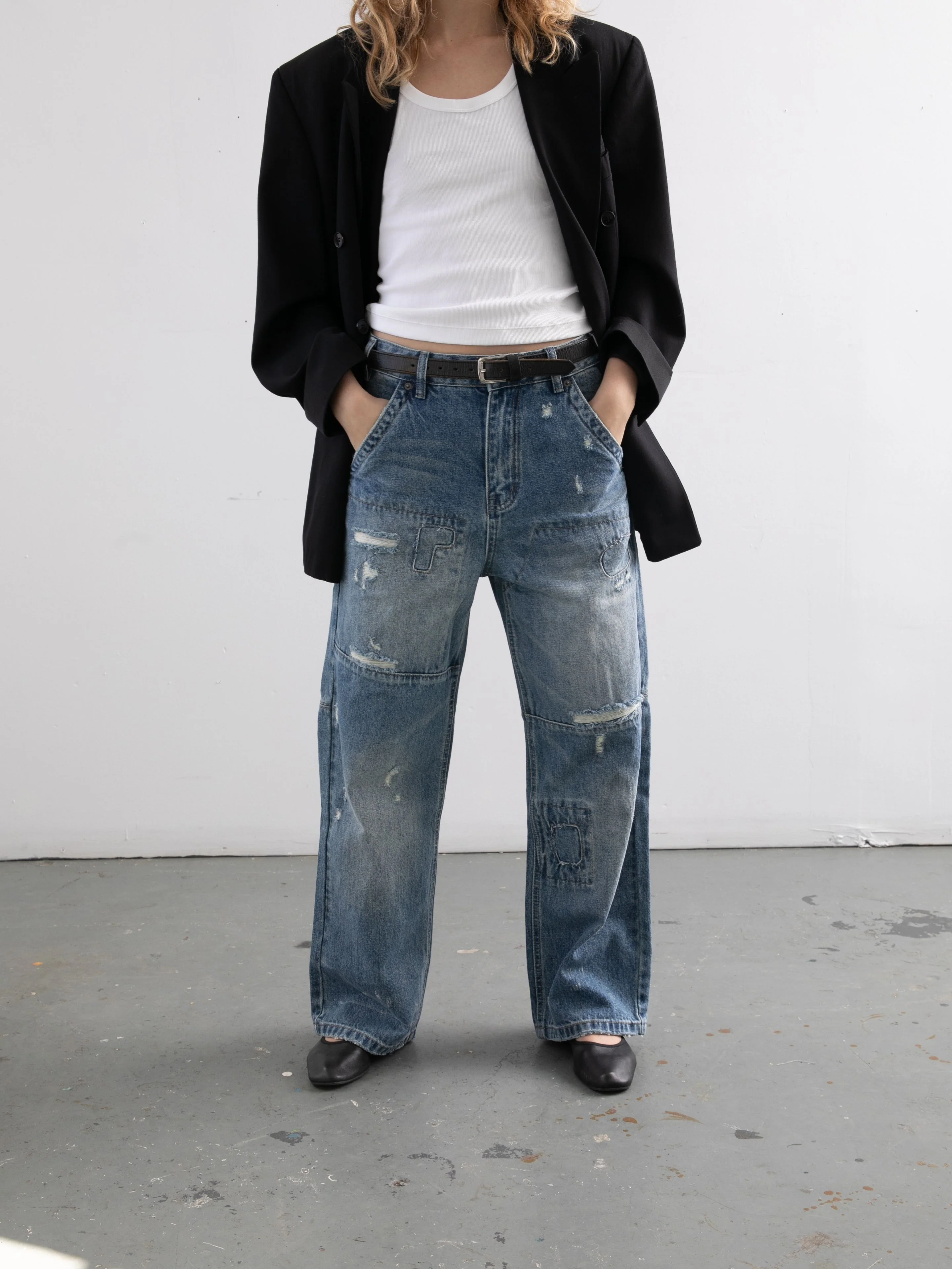 Painter Repaired Jeans - Image 4