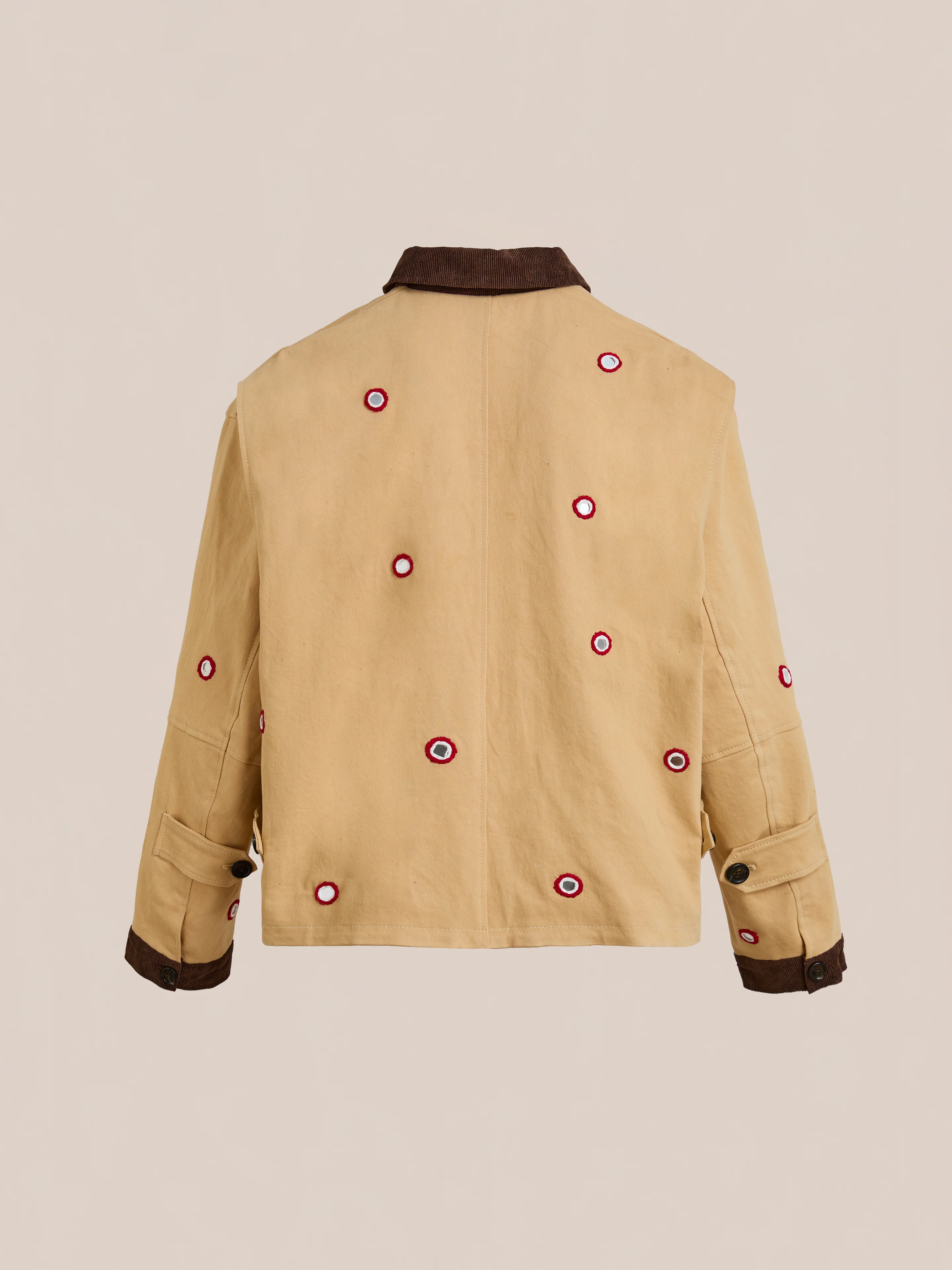 Paisley Motif Hand Embroidered Work Jacket - Image 11