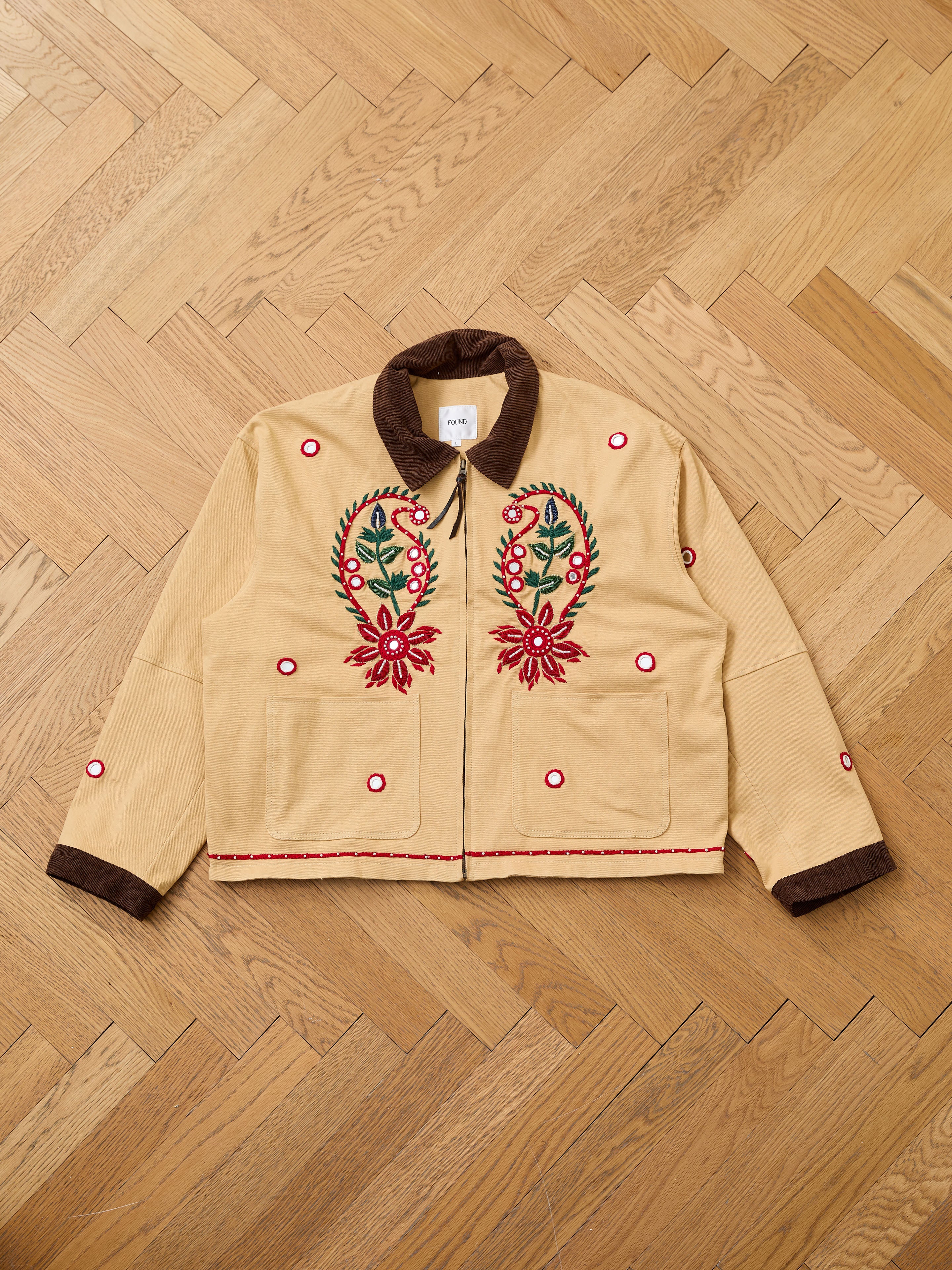 Paisley Motif Hand Embroidered Work Jacket - Image 20