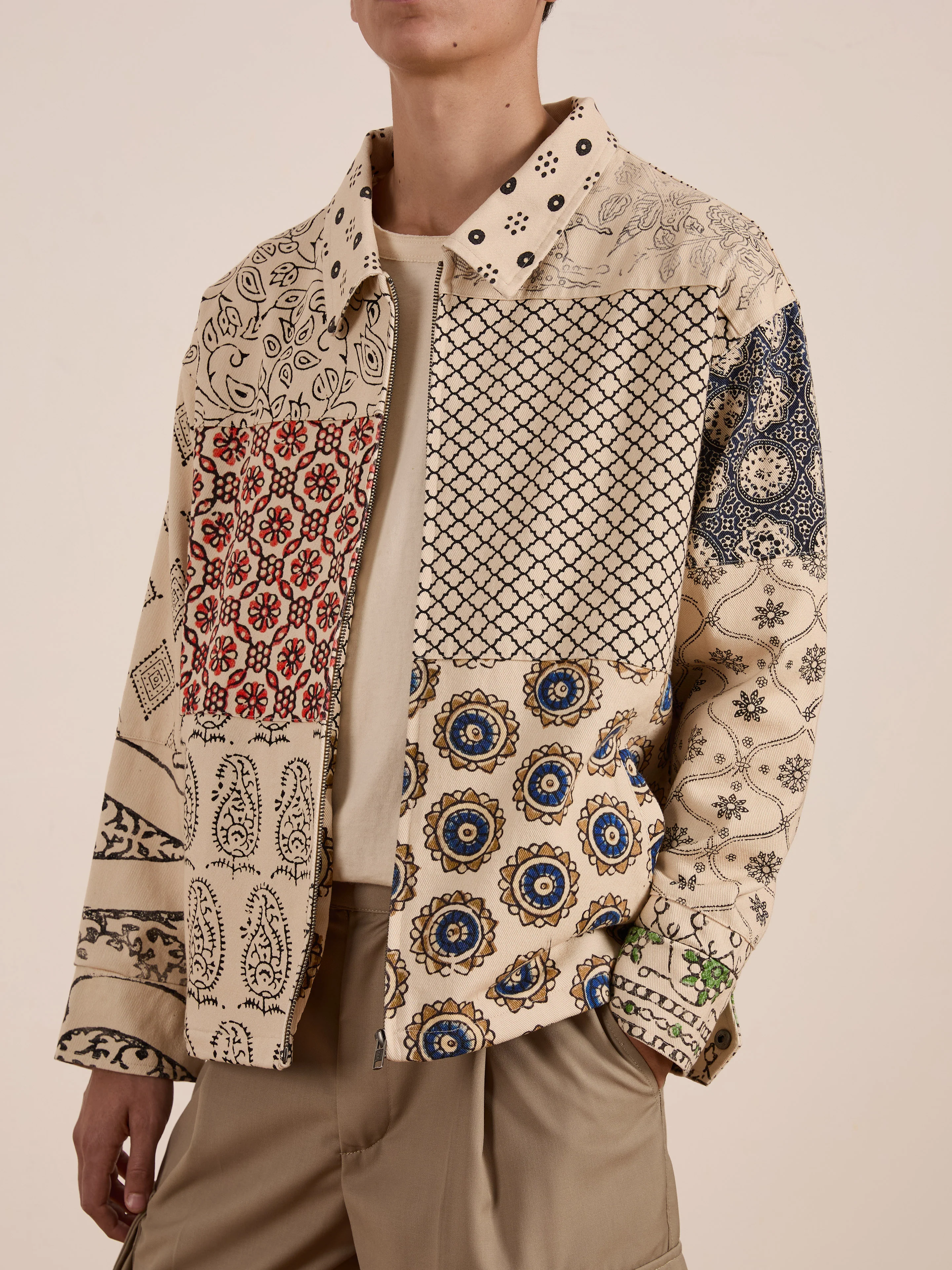 Paisley Mosaic Work Jacket - Image 2