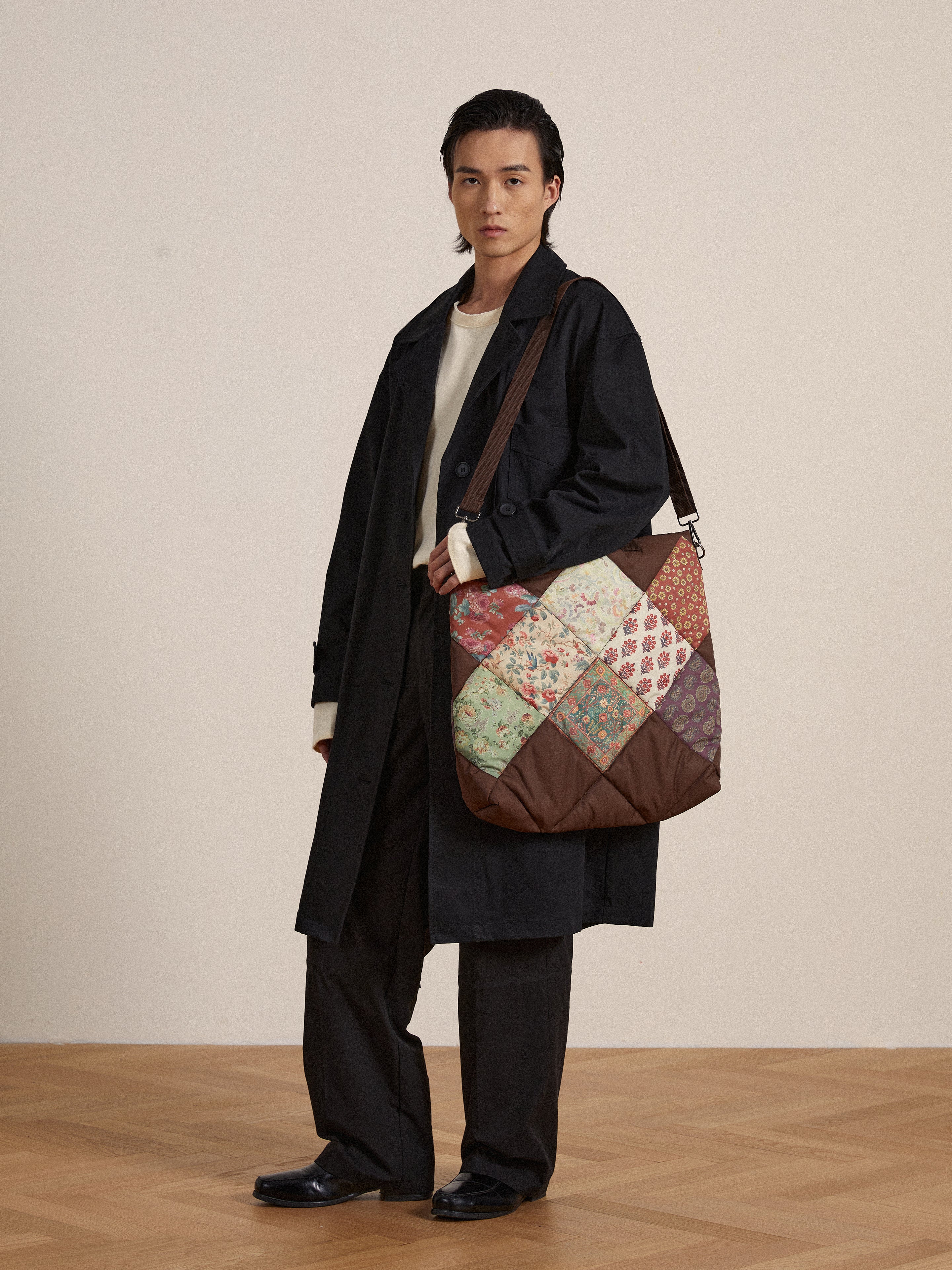 Parisa Quilted Tapestry Bag - Image 5