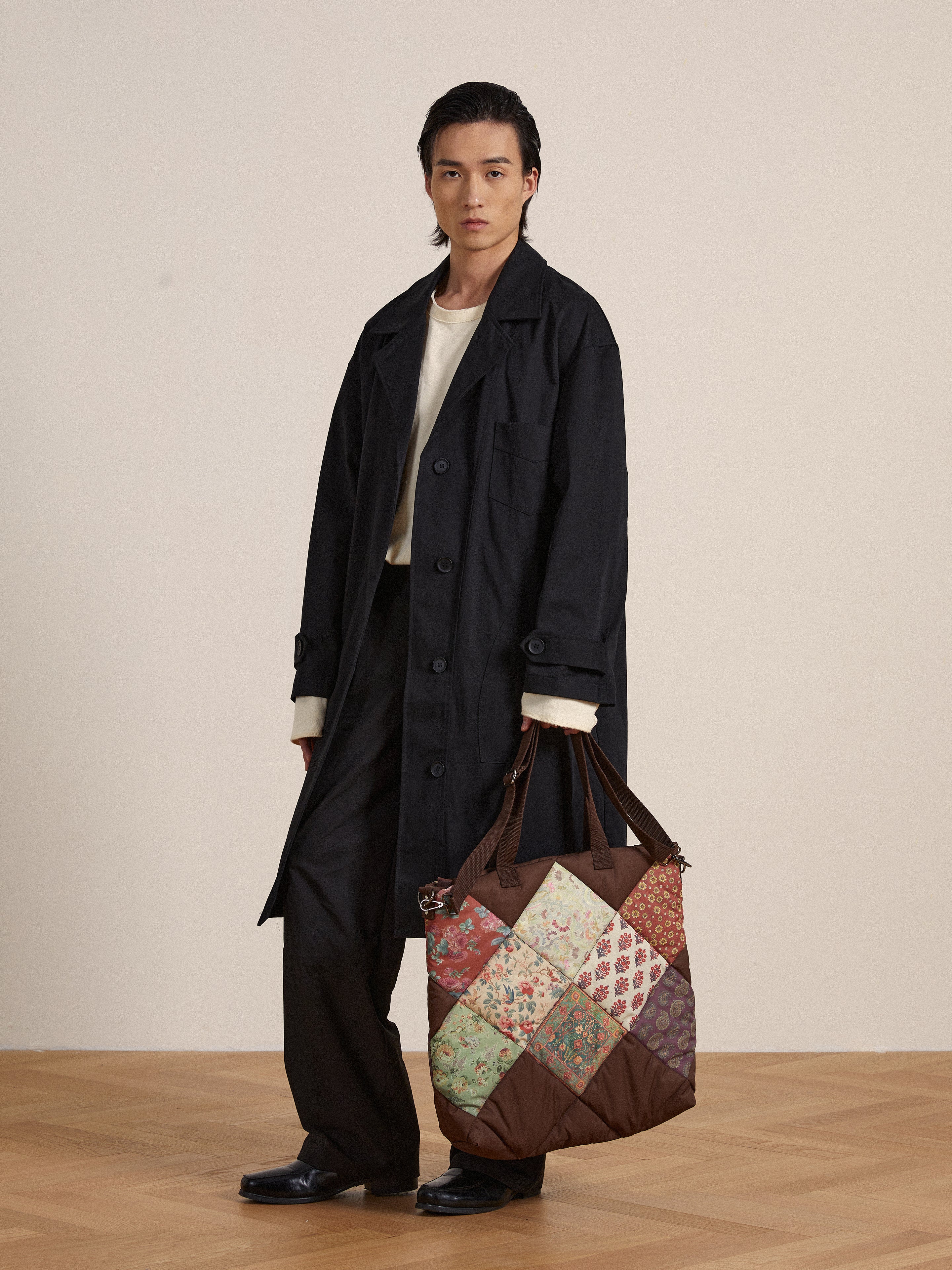 Parisa Quilted Tapestry Bag - Image 6