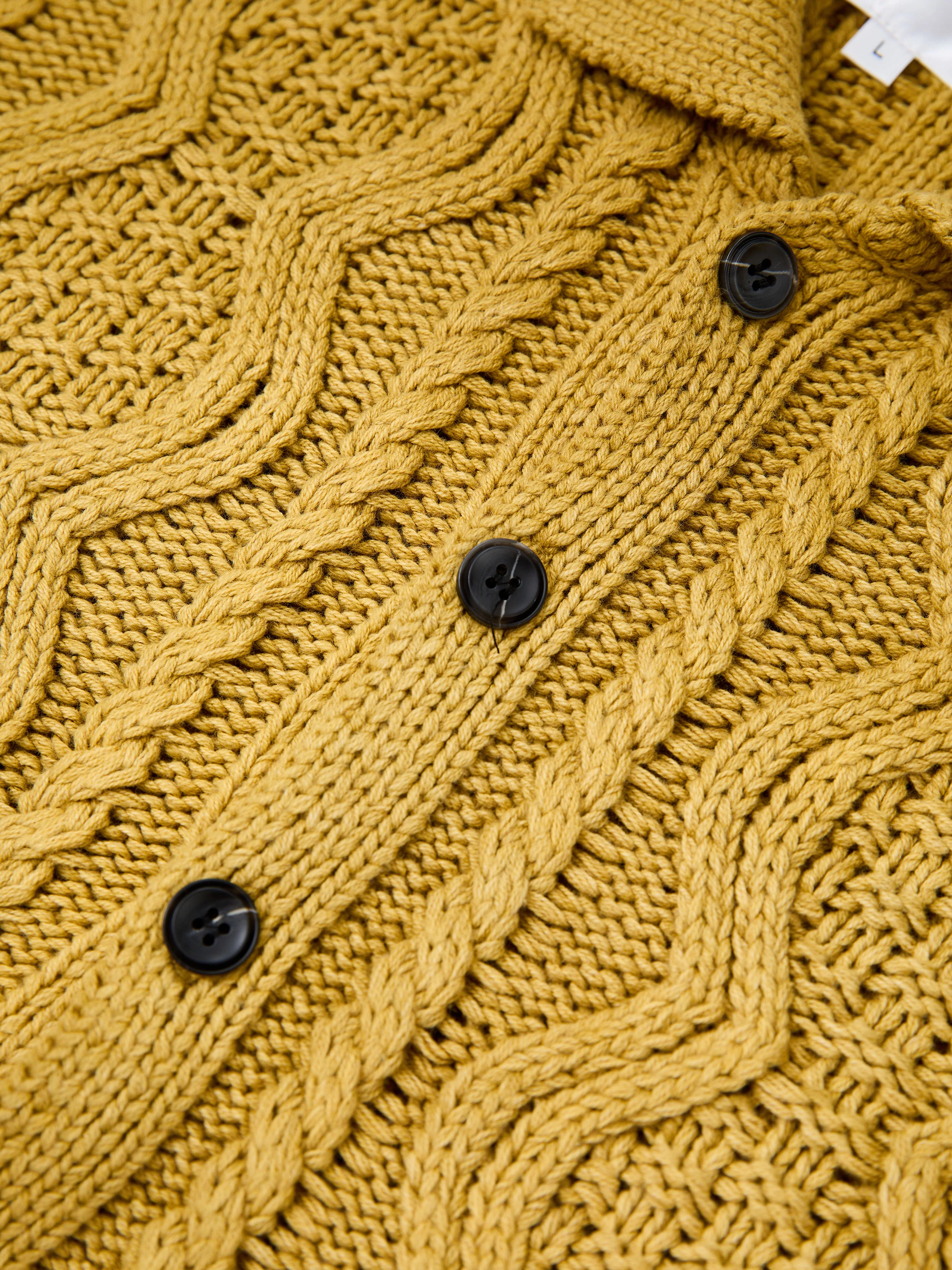Cable Knit Buttoned Cardigan - Image 14