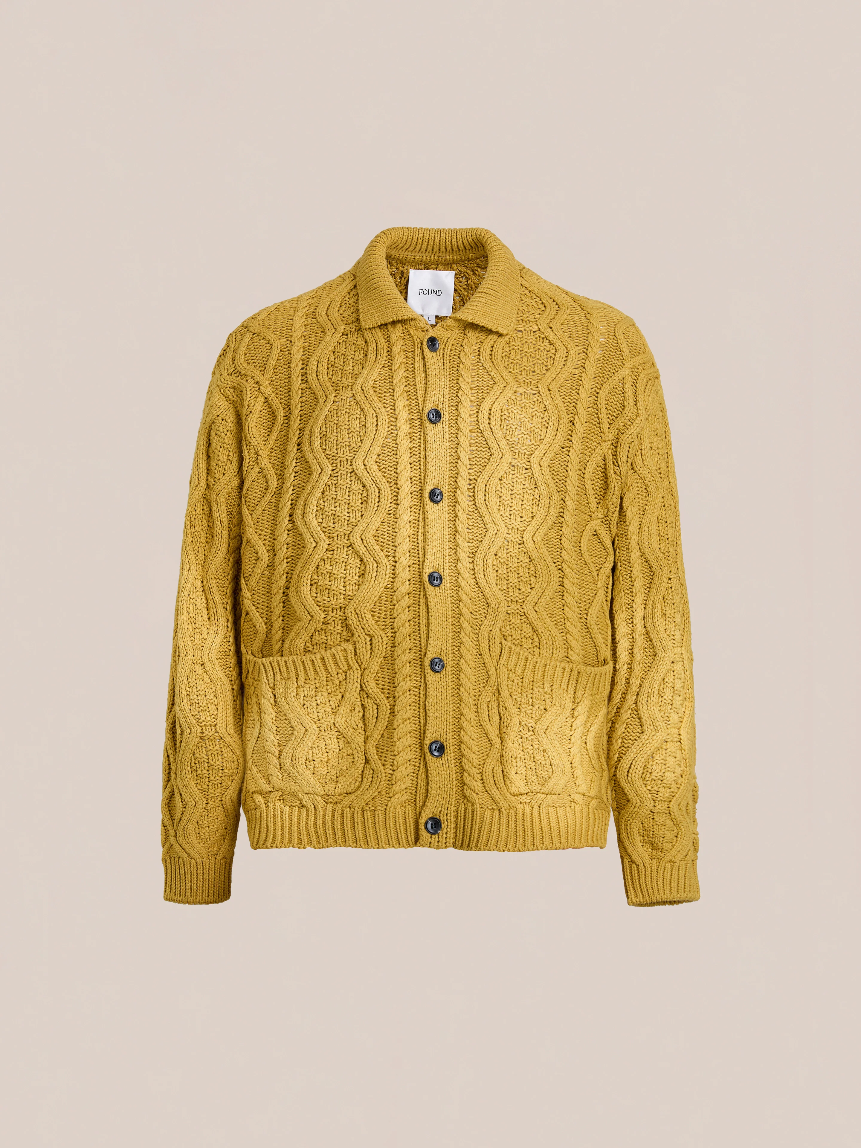 Cable Knit Buttoned Cardigan - Image 4