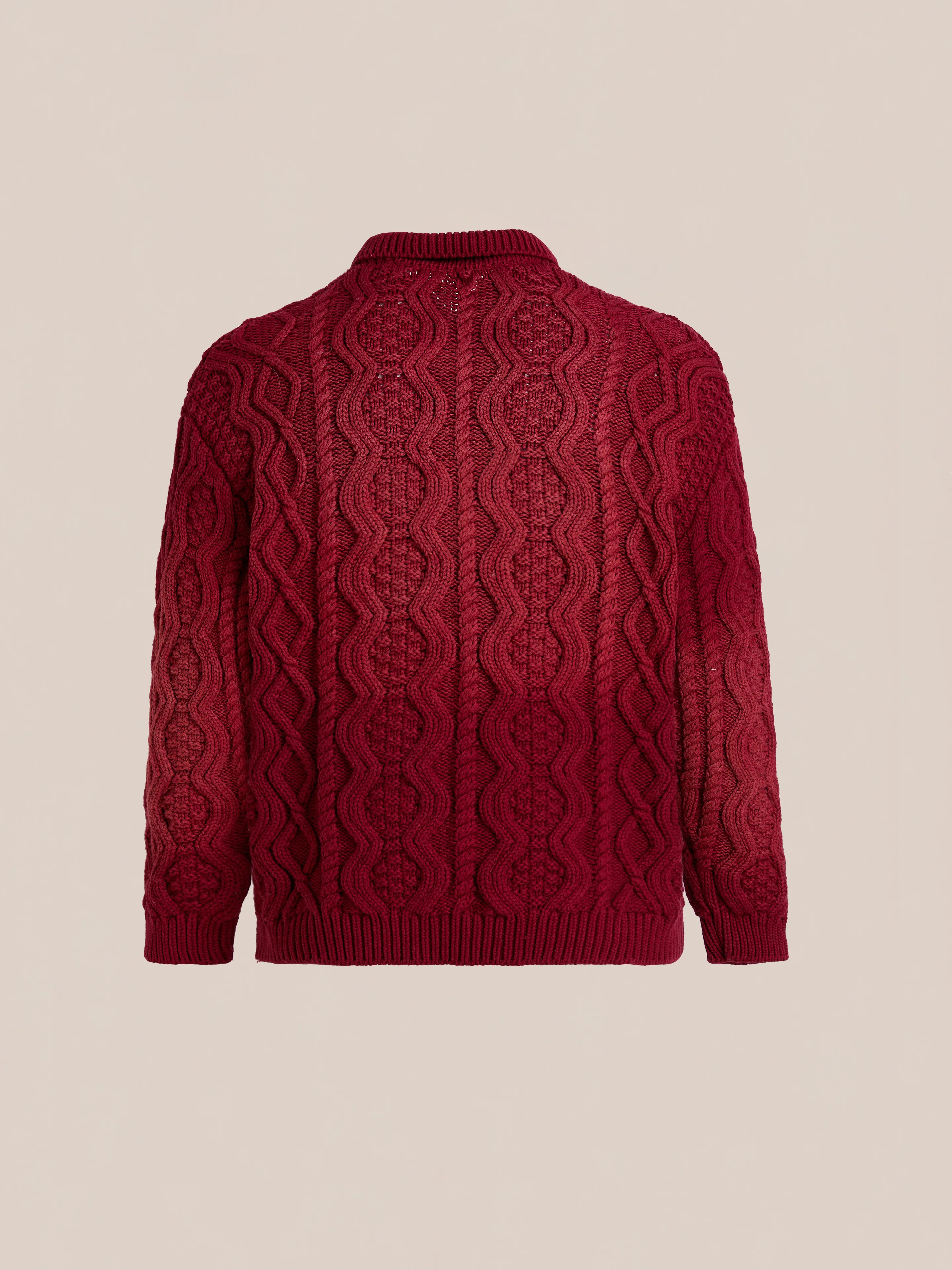 Cable Knit Buttoned Cardigan - Image 13