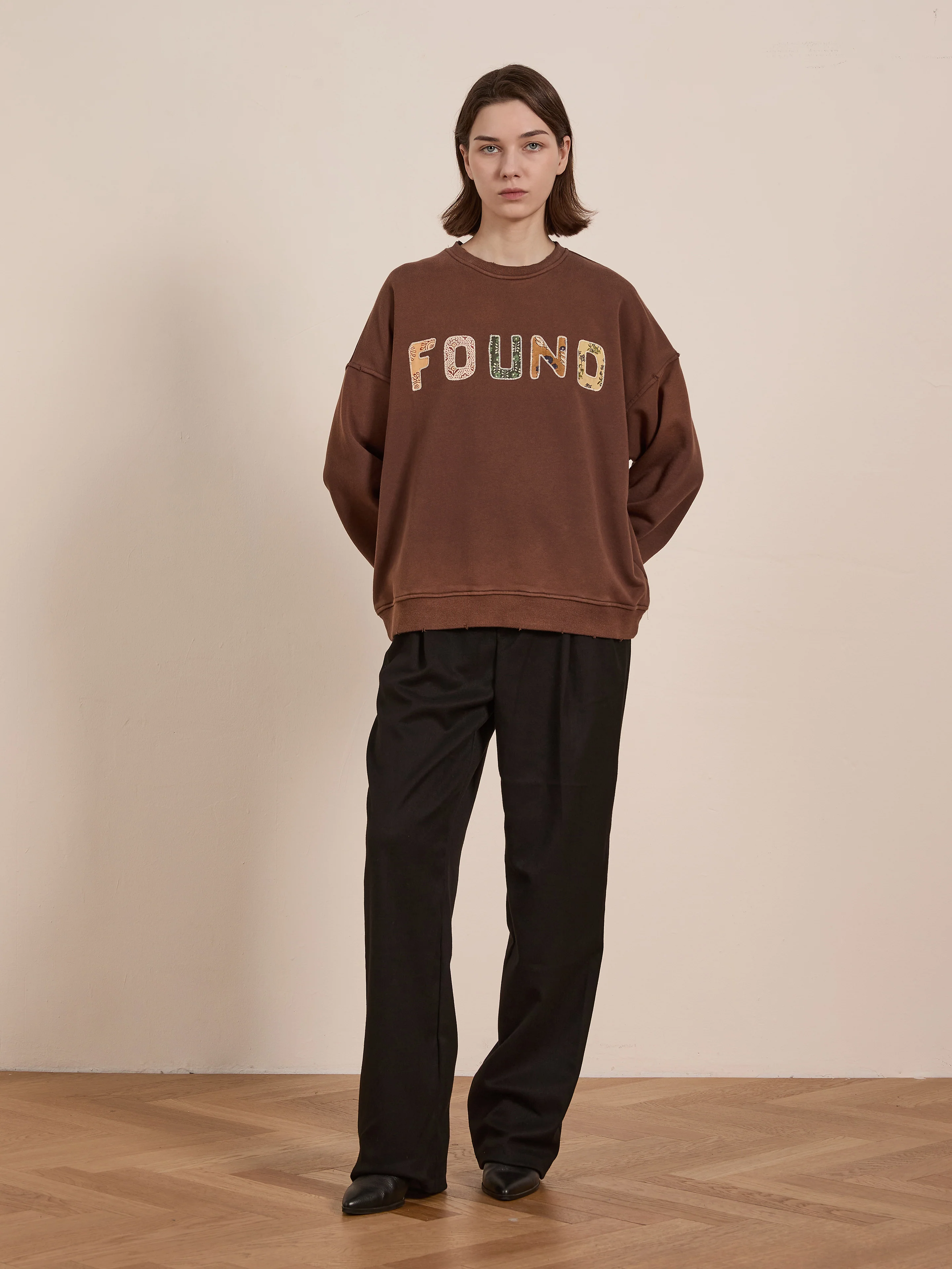 Patterned Logo Crewneck - Image 4