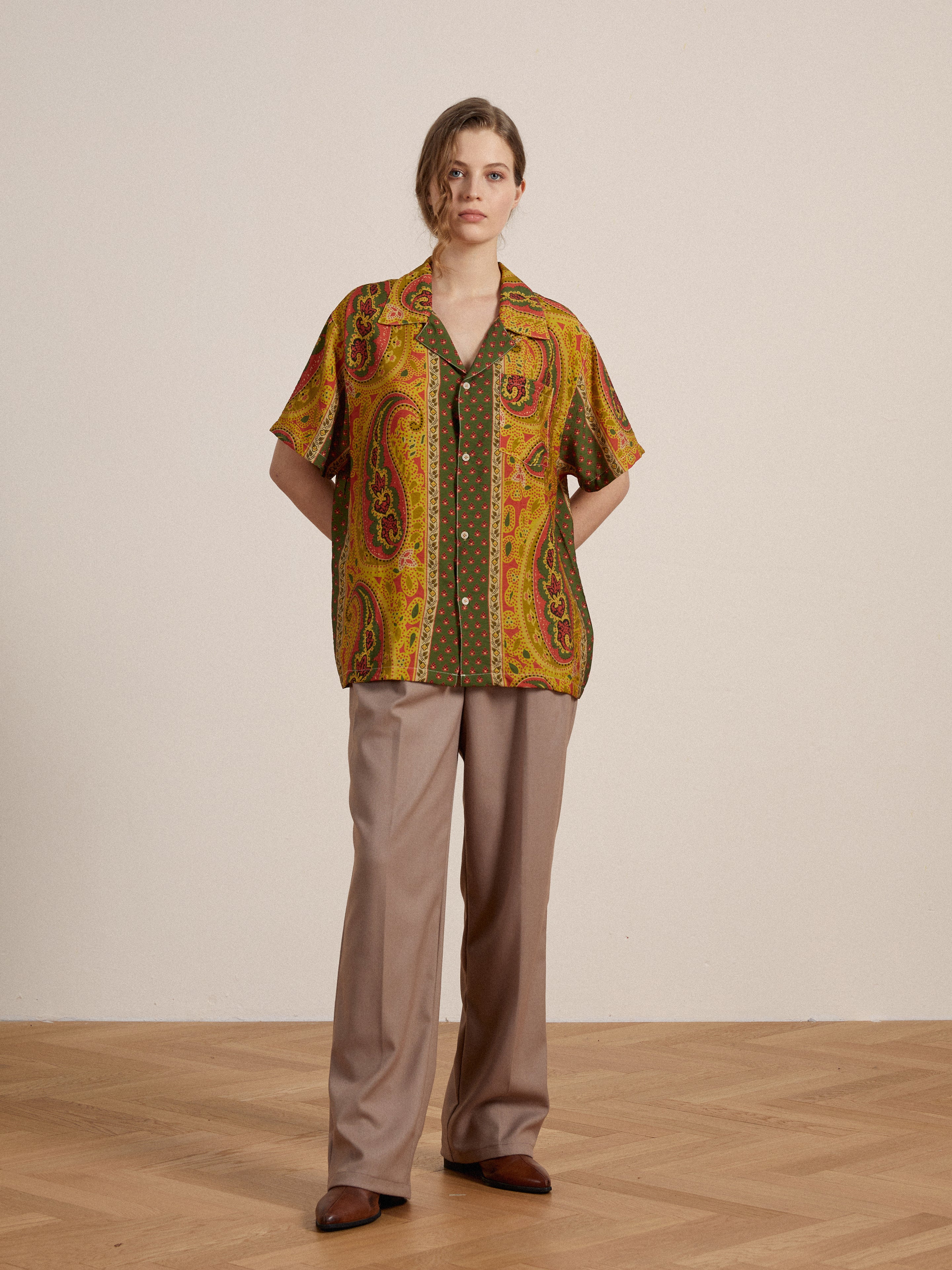 Pench Paisley SS Camp Shirt - Image 8