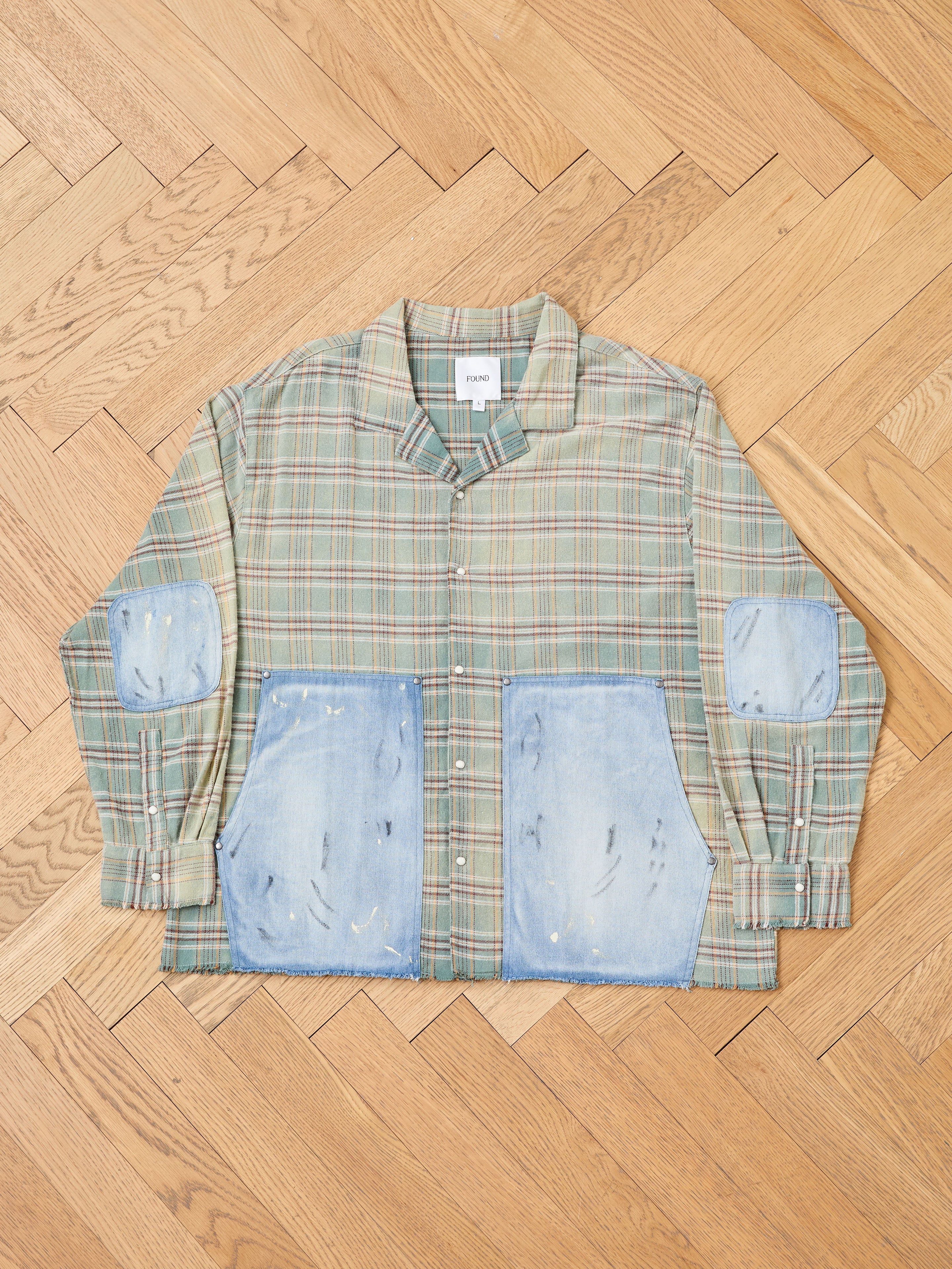 Plaid Denim Shirt - Image 10