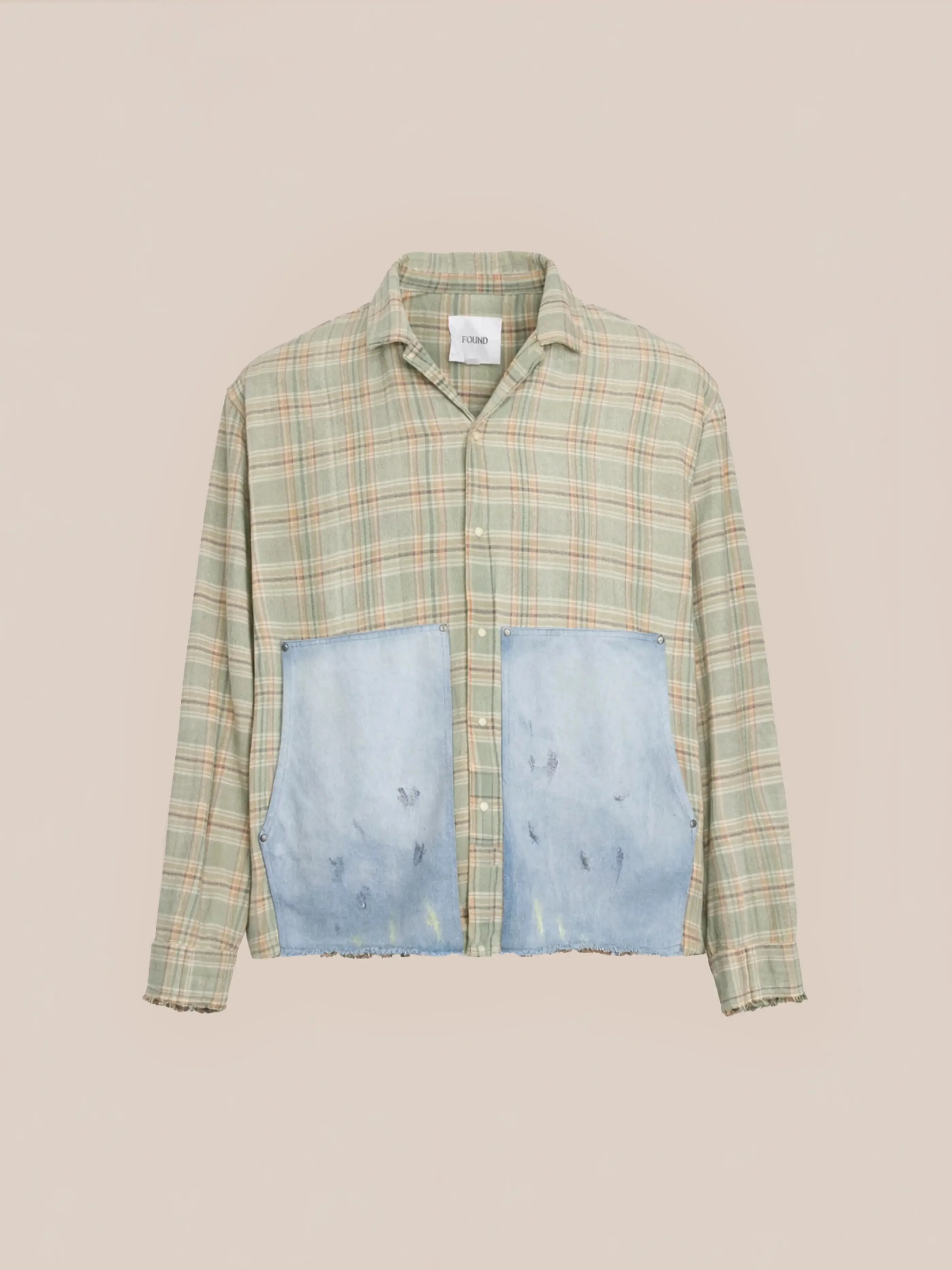 Plaid Denim Shirt - Image 6