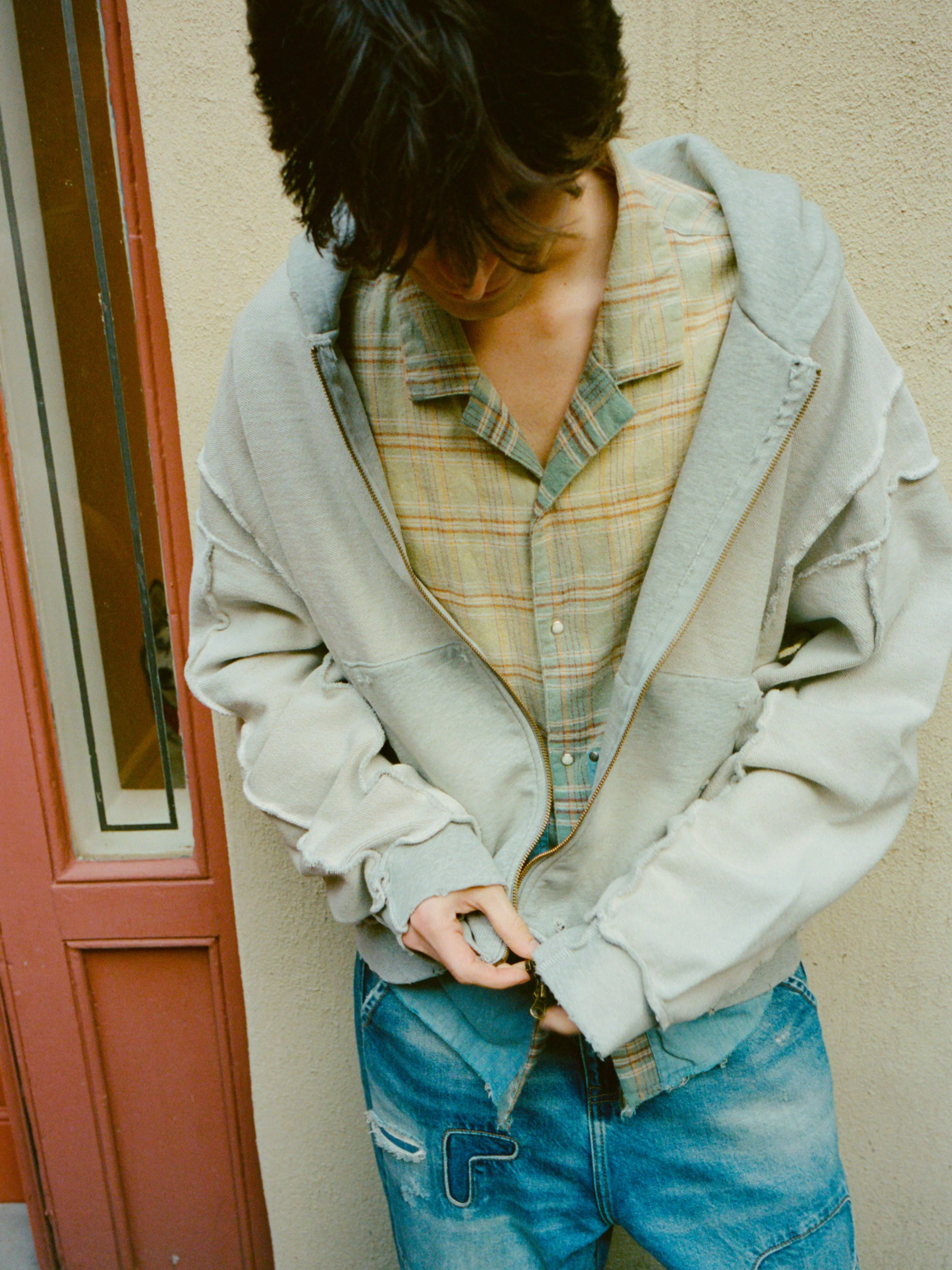 Plaid Denim Shirt - Image 7