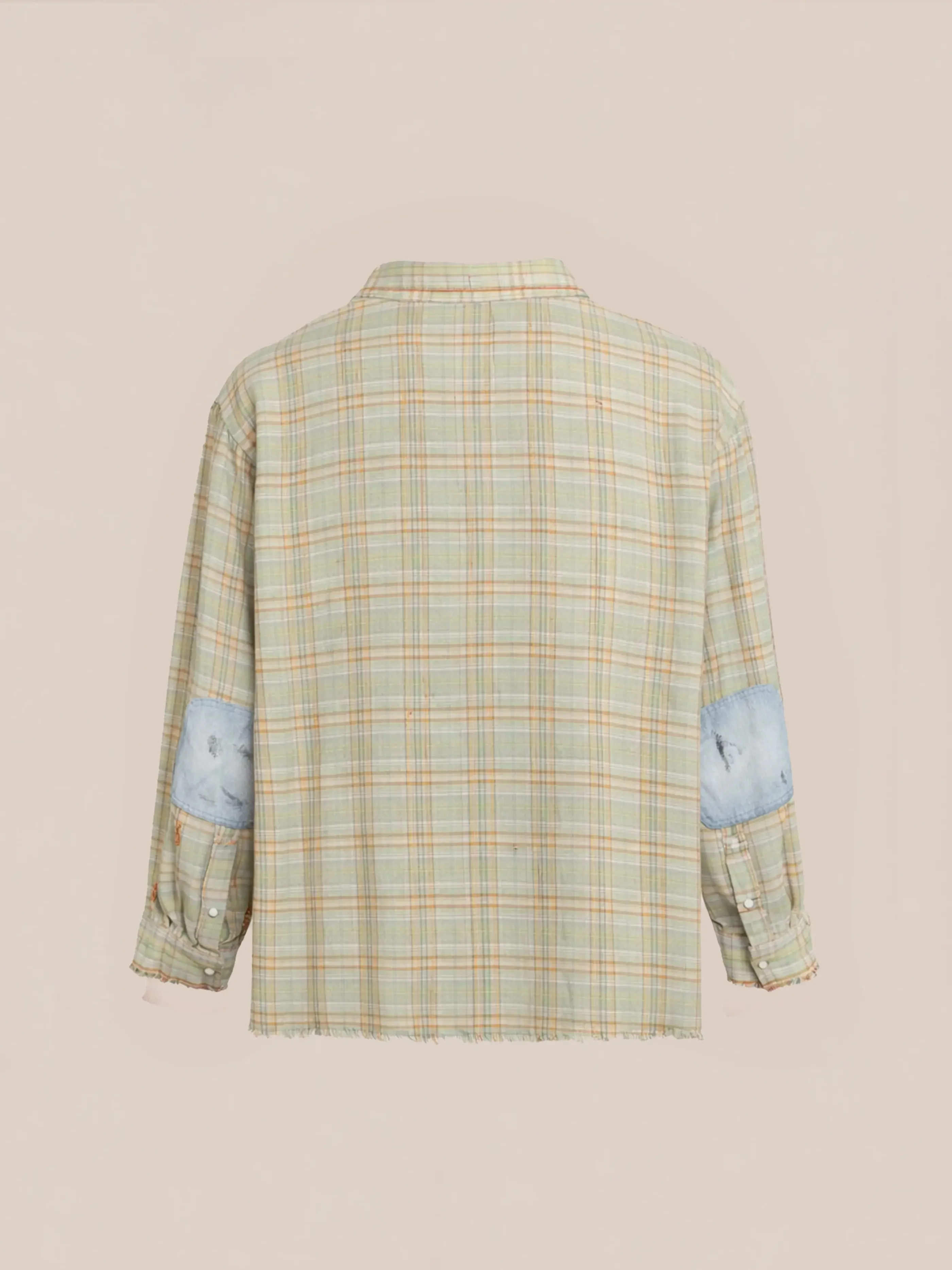Plaid Denim Shirt - Image 9