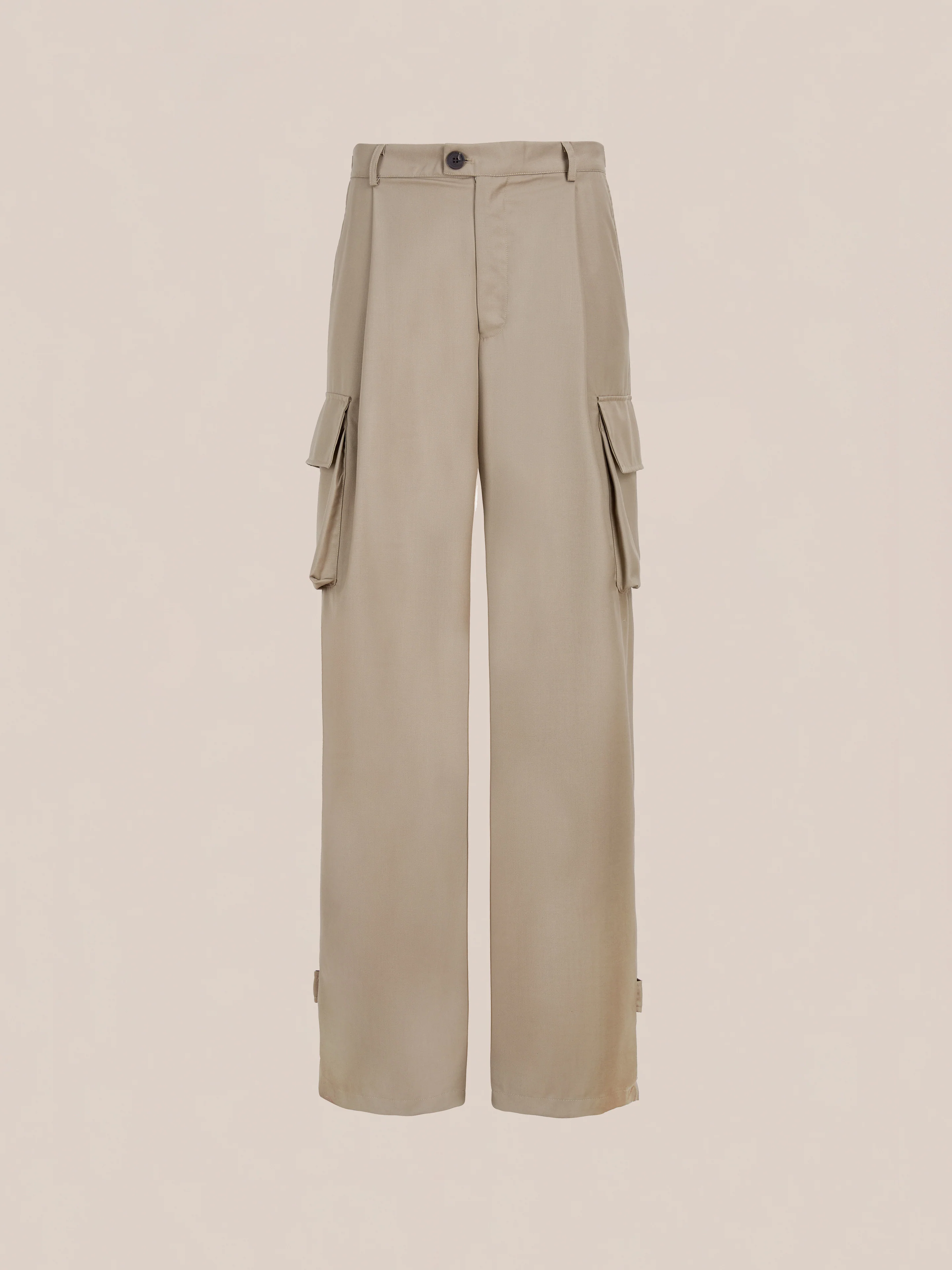Pleated Cargo Pants - Image 4