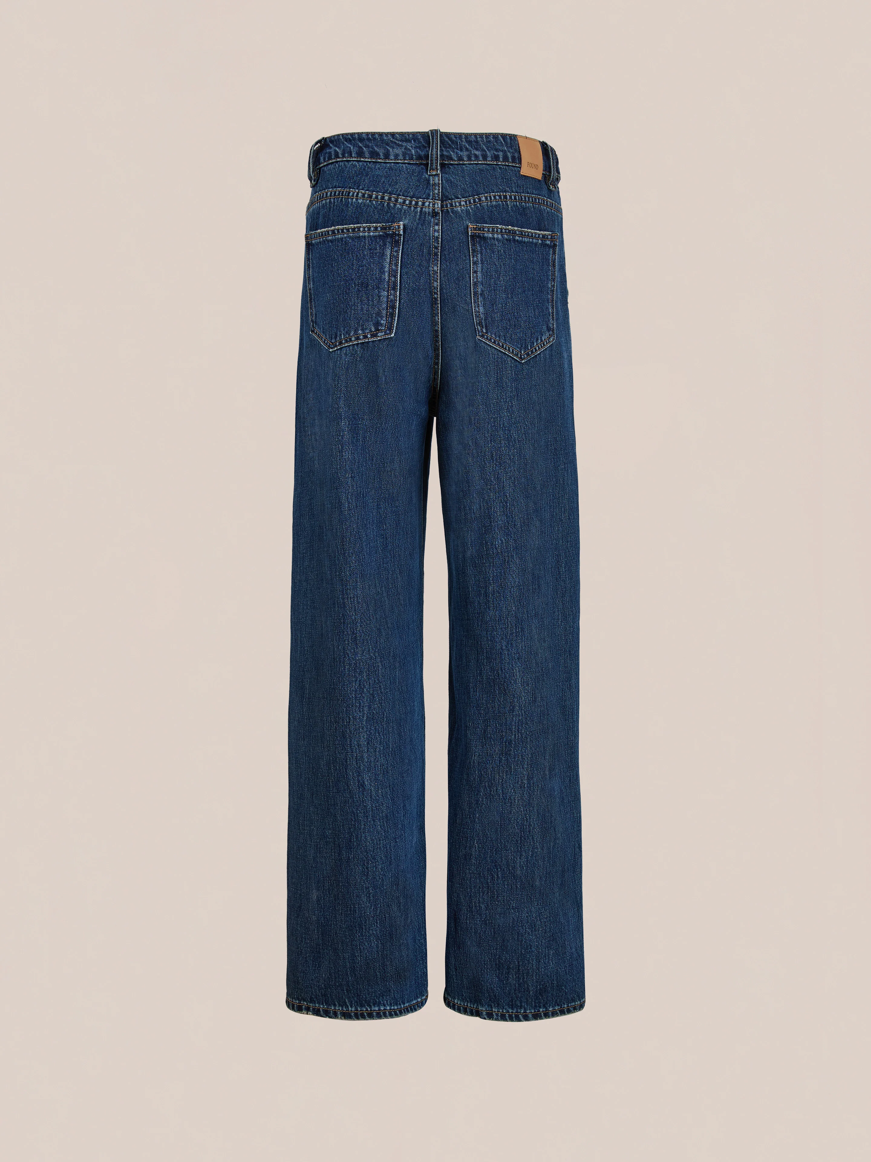 Pleated Relaxed Fit Jeans - Image 5