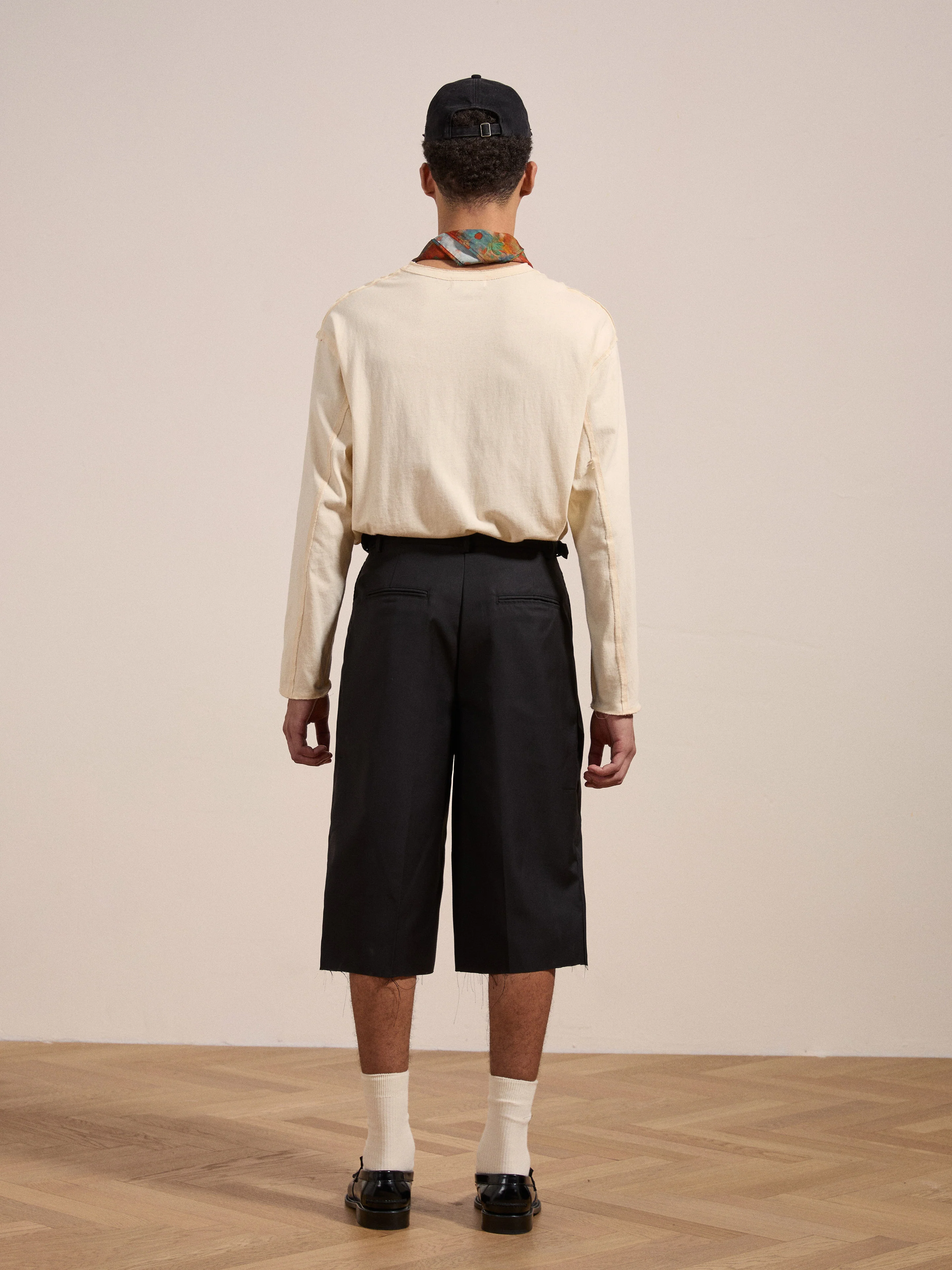 Pleated Trouser Shorts - Image 3