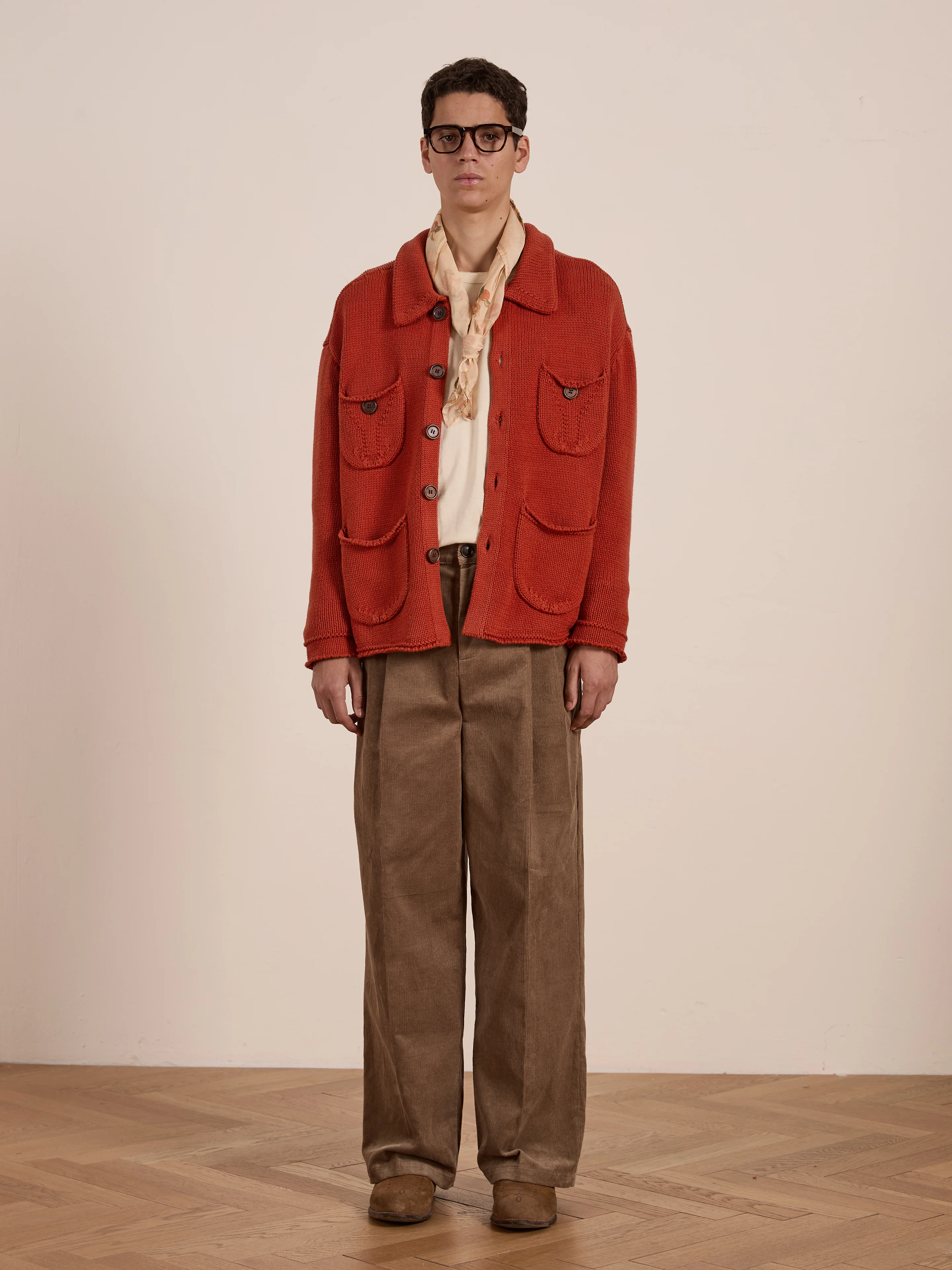 Hunter Knit Collared Cardigan - Image 3