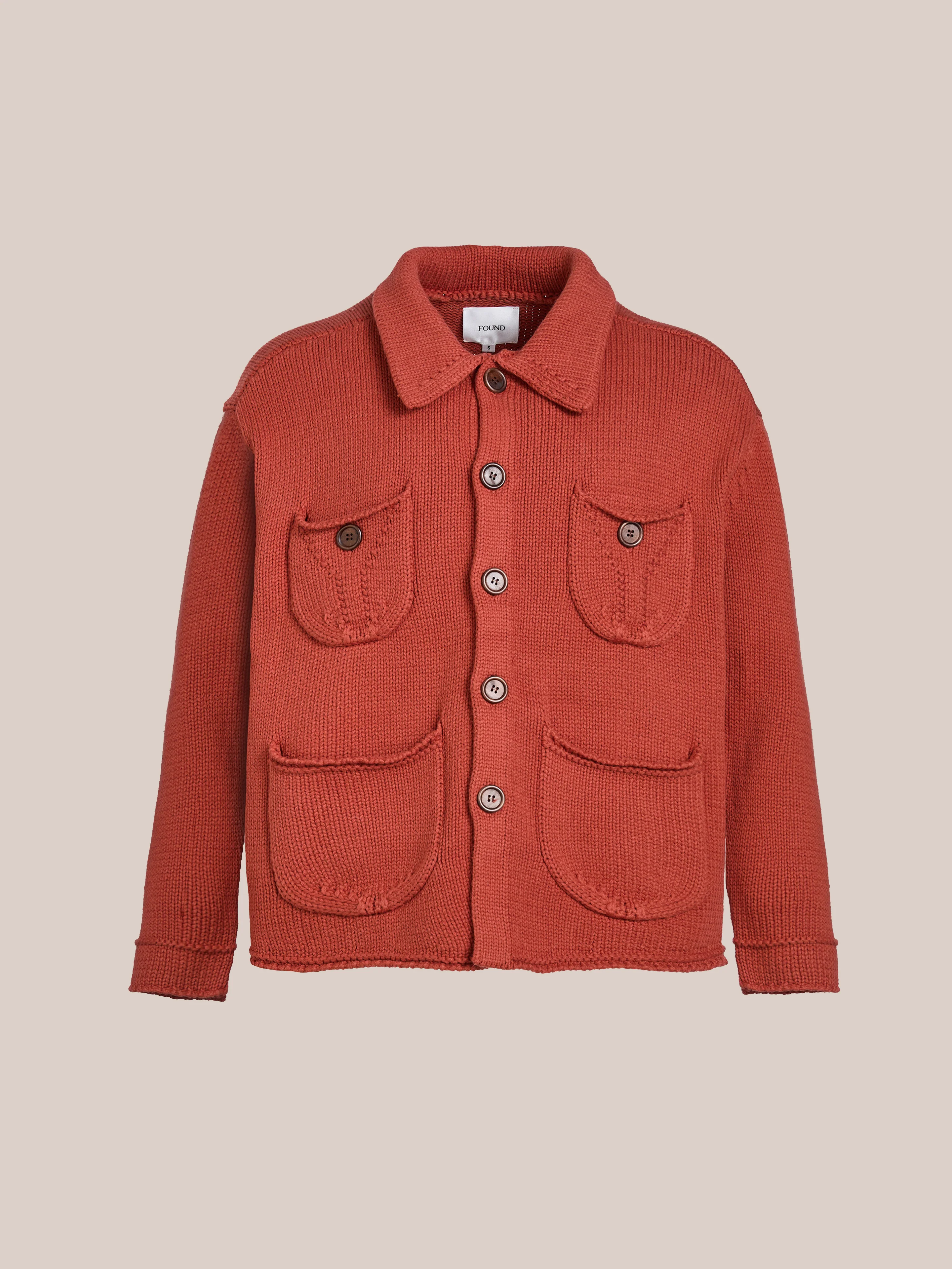 Hunter Knit Collared Cardigan - Image 4