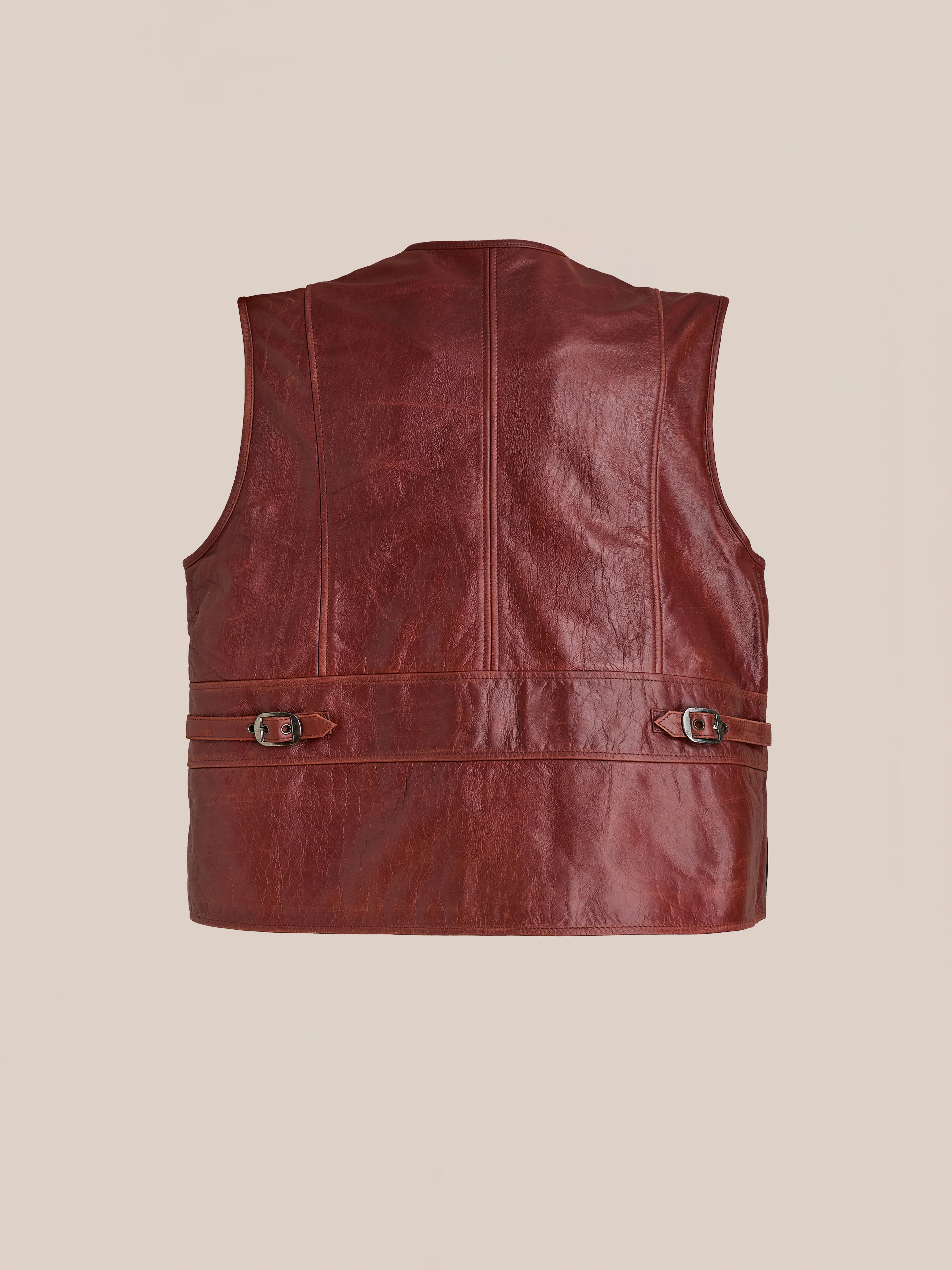 Fur Western Leather Vest - Image 13