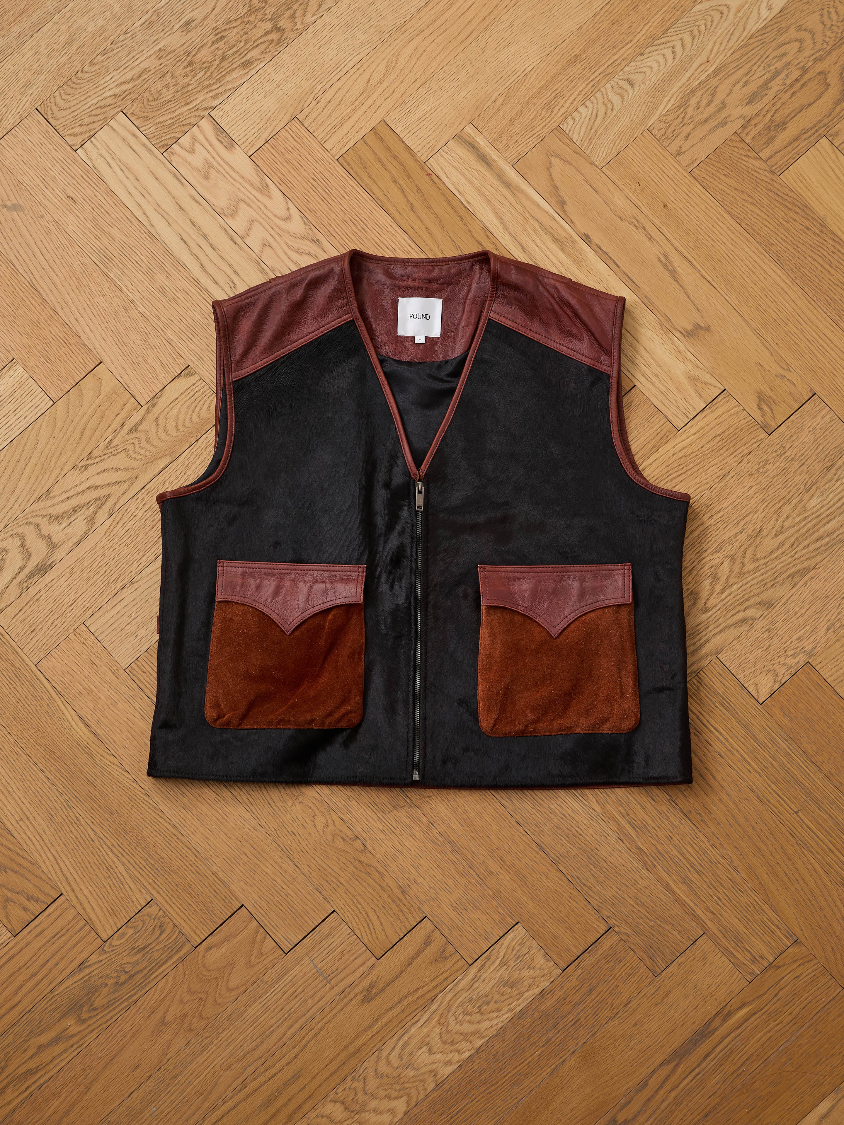 Fur Western Leather Vest - Image 16
