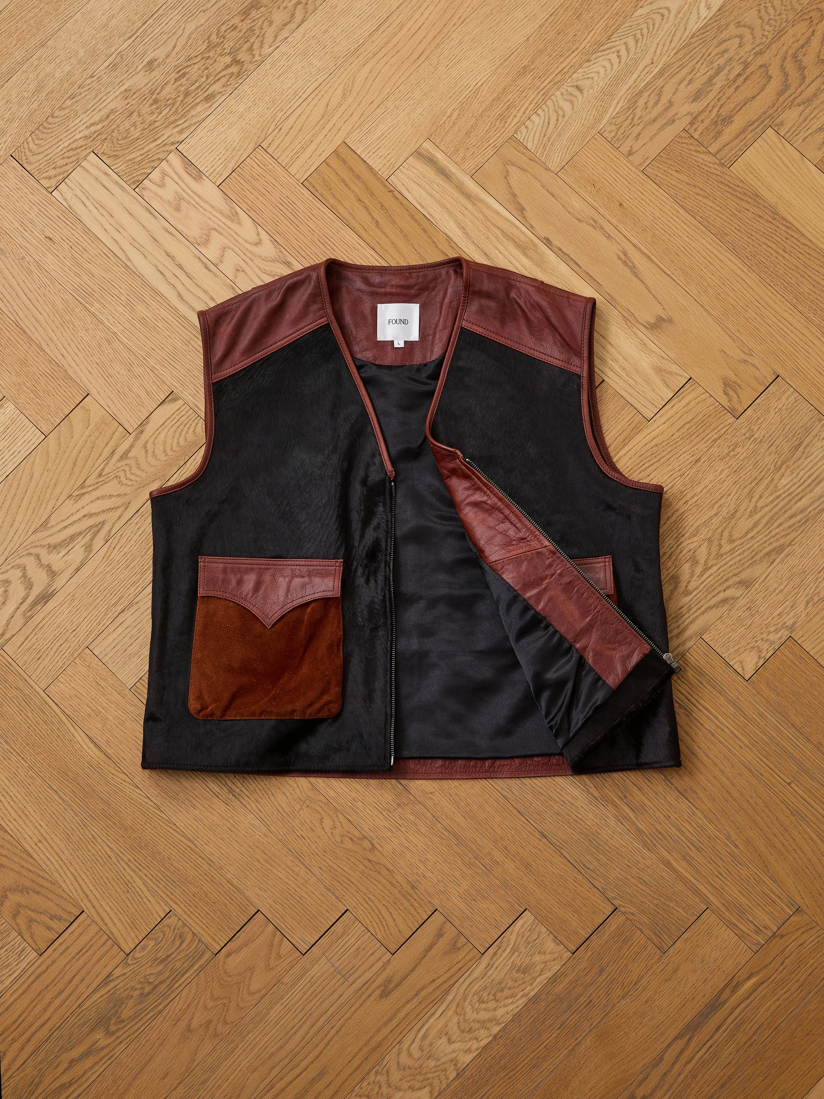Fur Western Leather Vest - Image 17