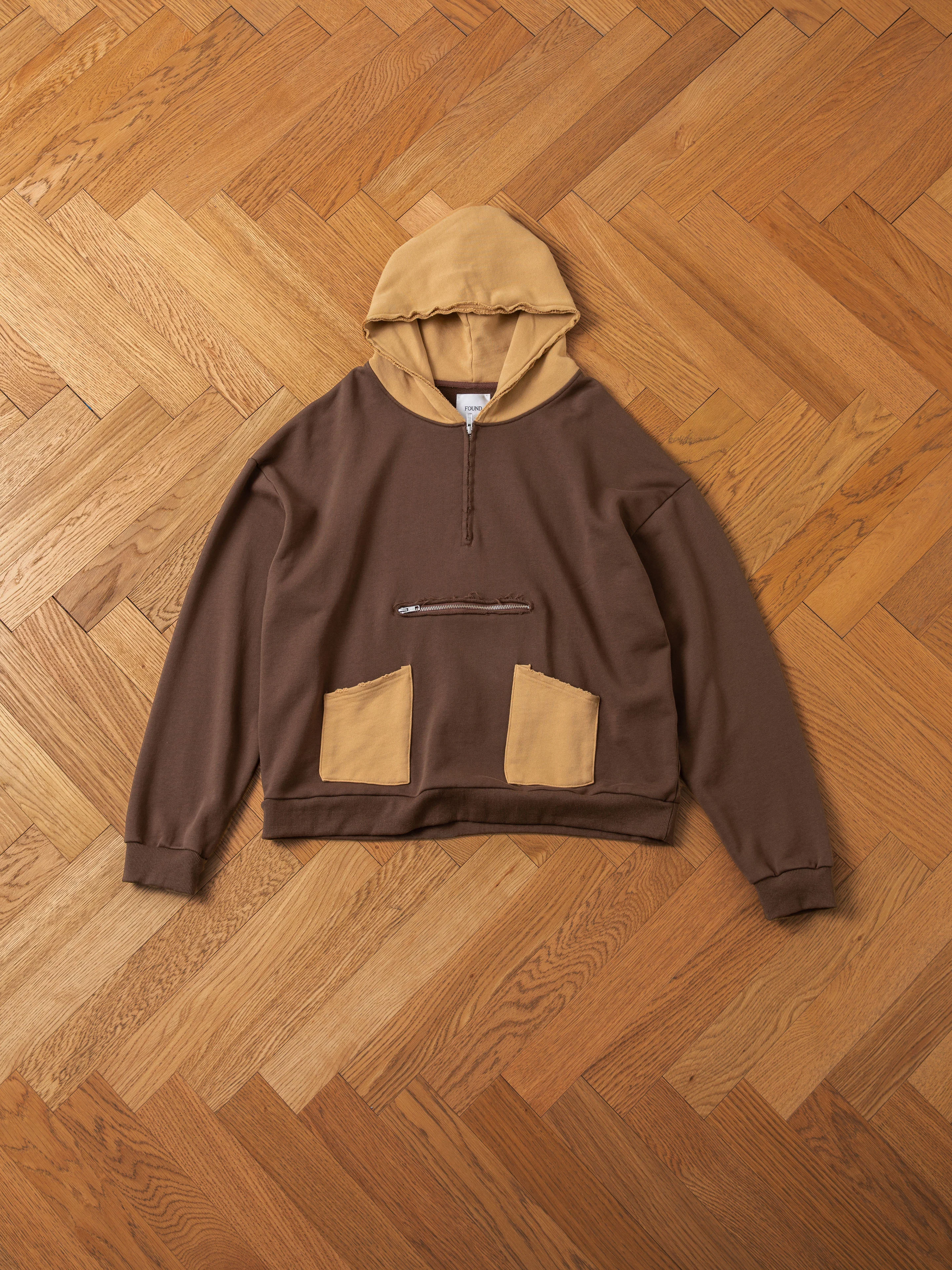 Quarter Zip Two Tone Hoodie - Image 7