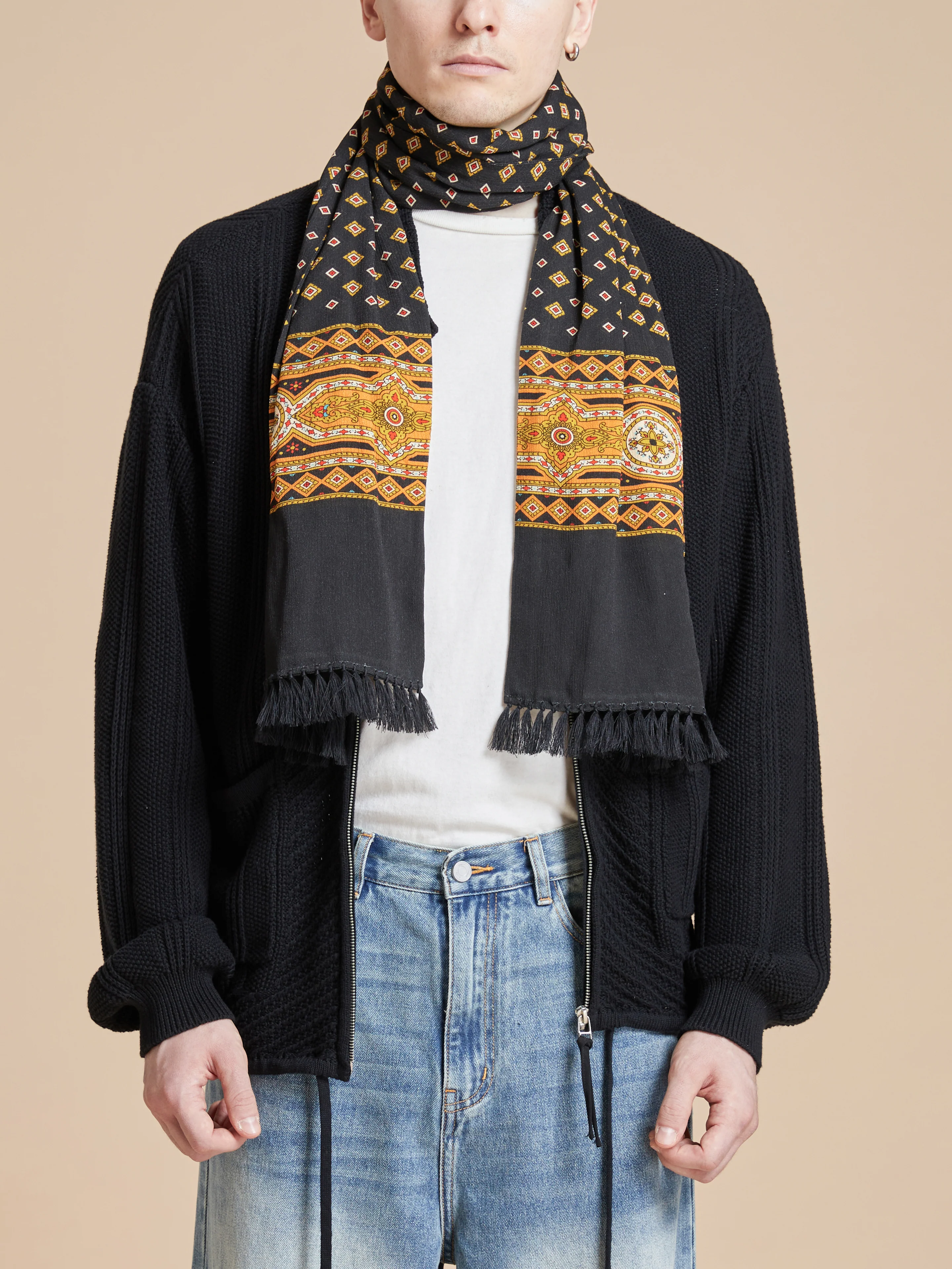 Pastures Print Scarf - Image 4