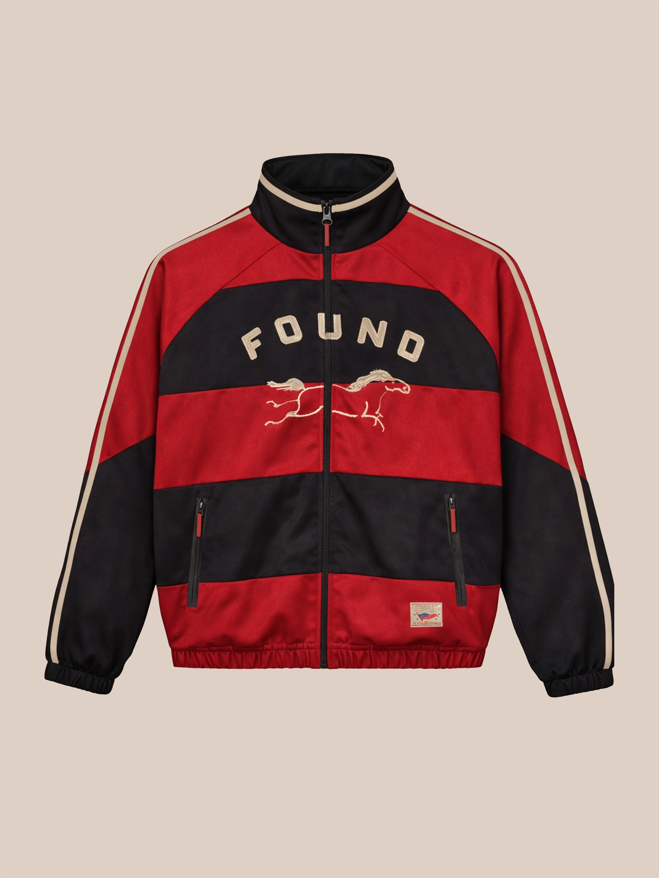 Striped Windbreaker