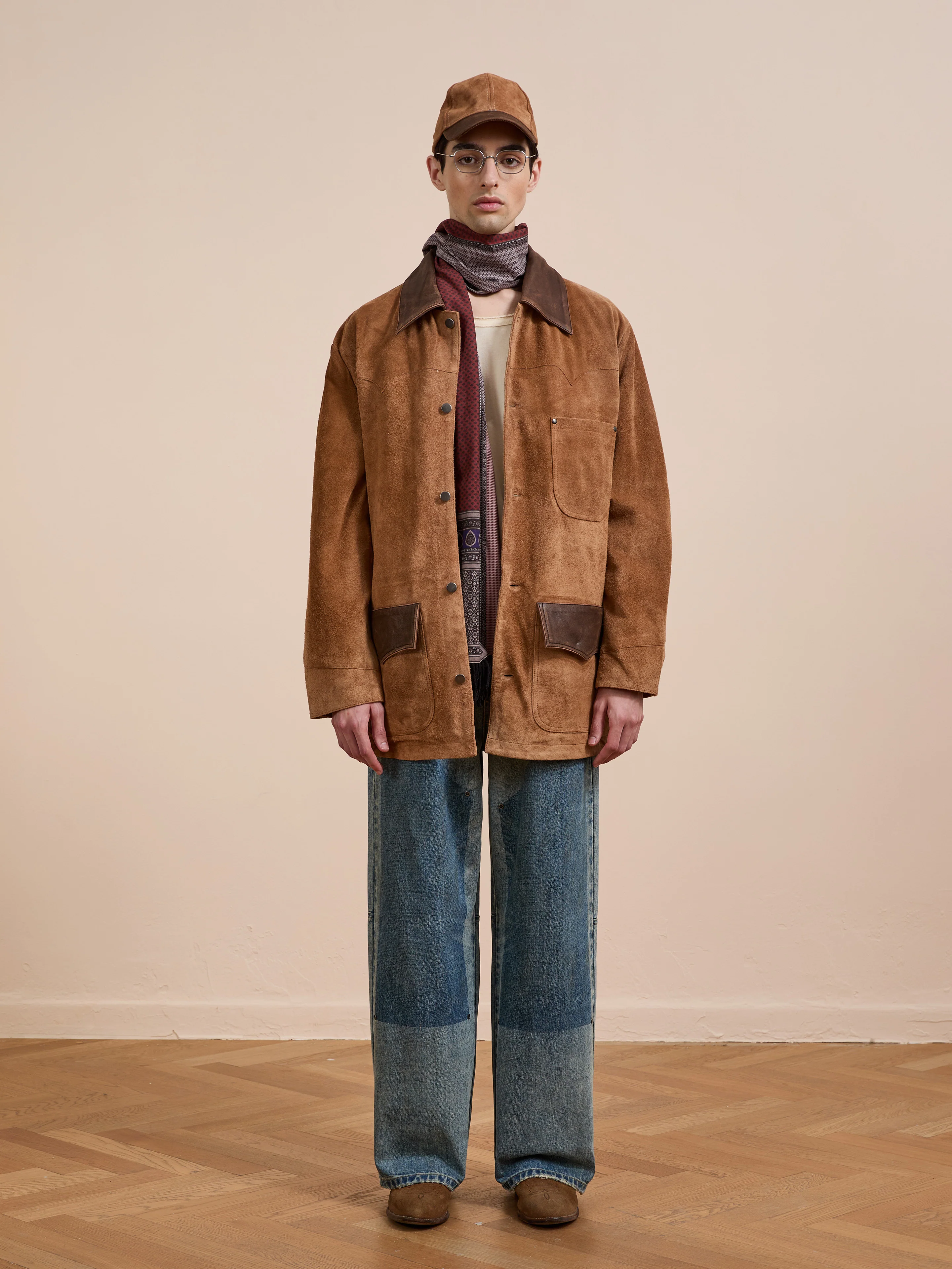 Suede Contrast Barn Jacket - Image 12