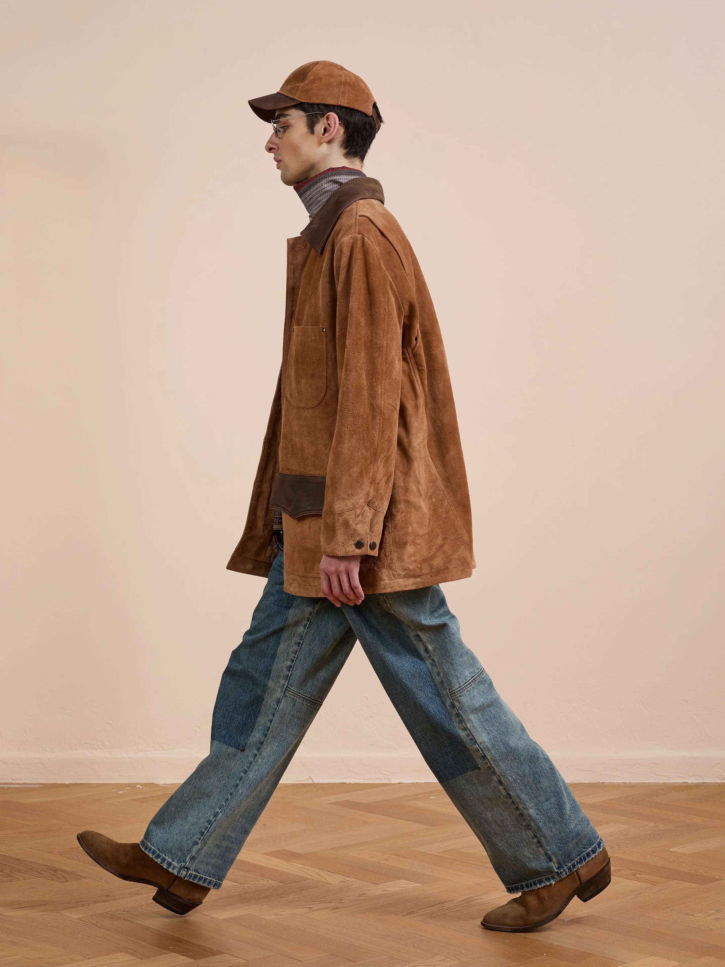 Suede Contrast Barn Jacket - Image 13