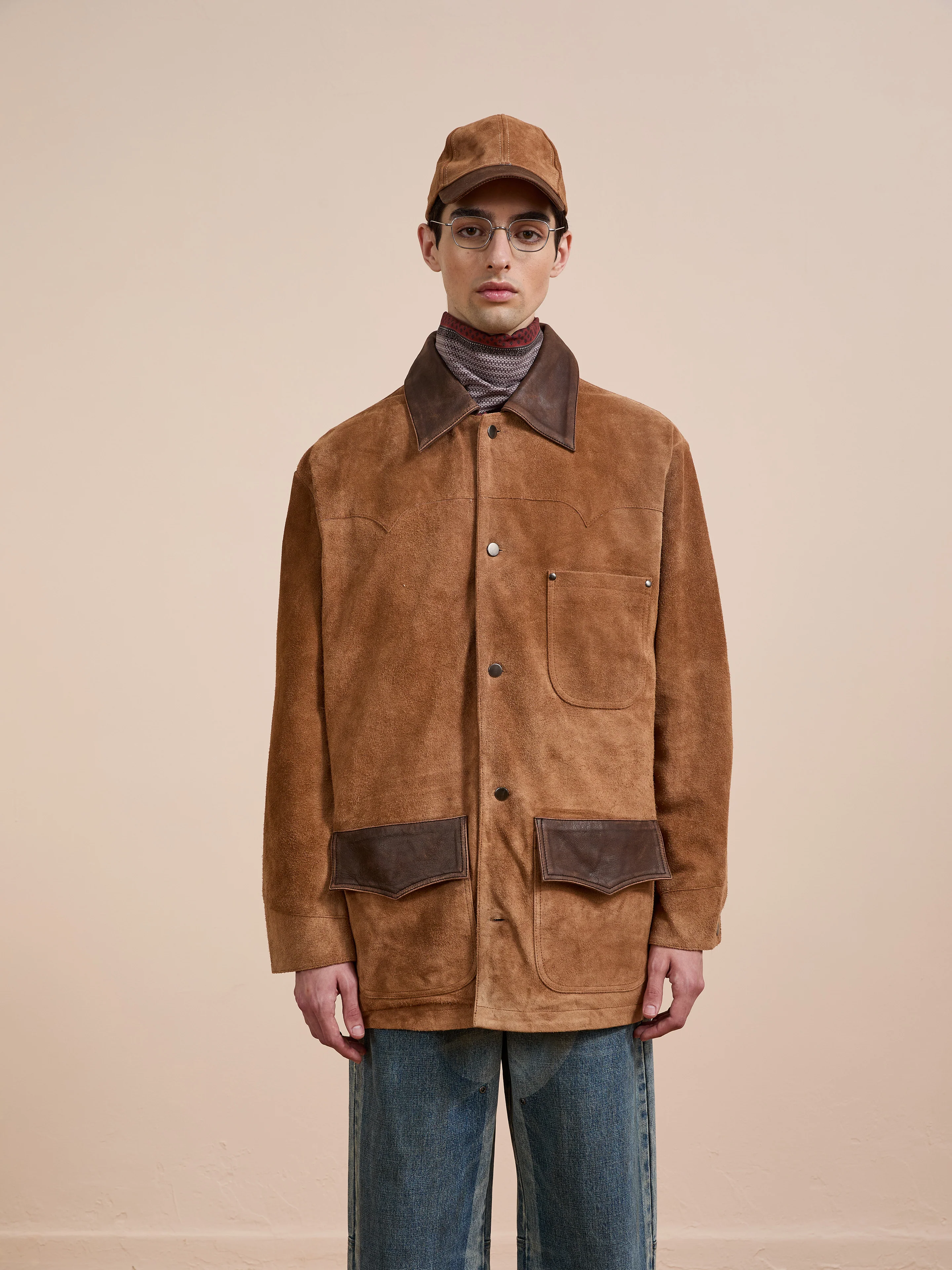 Suede Contrast Barn Jacket - Image 14