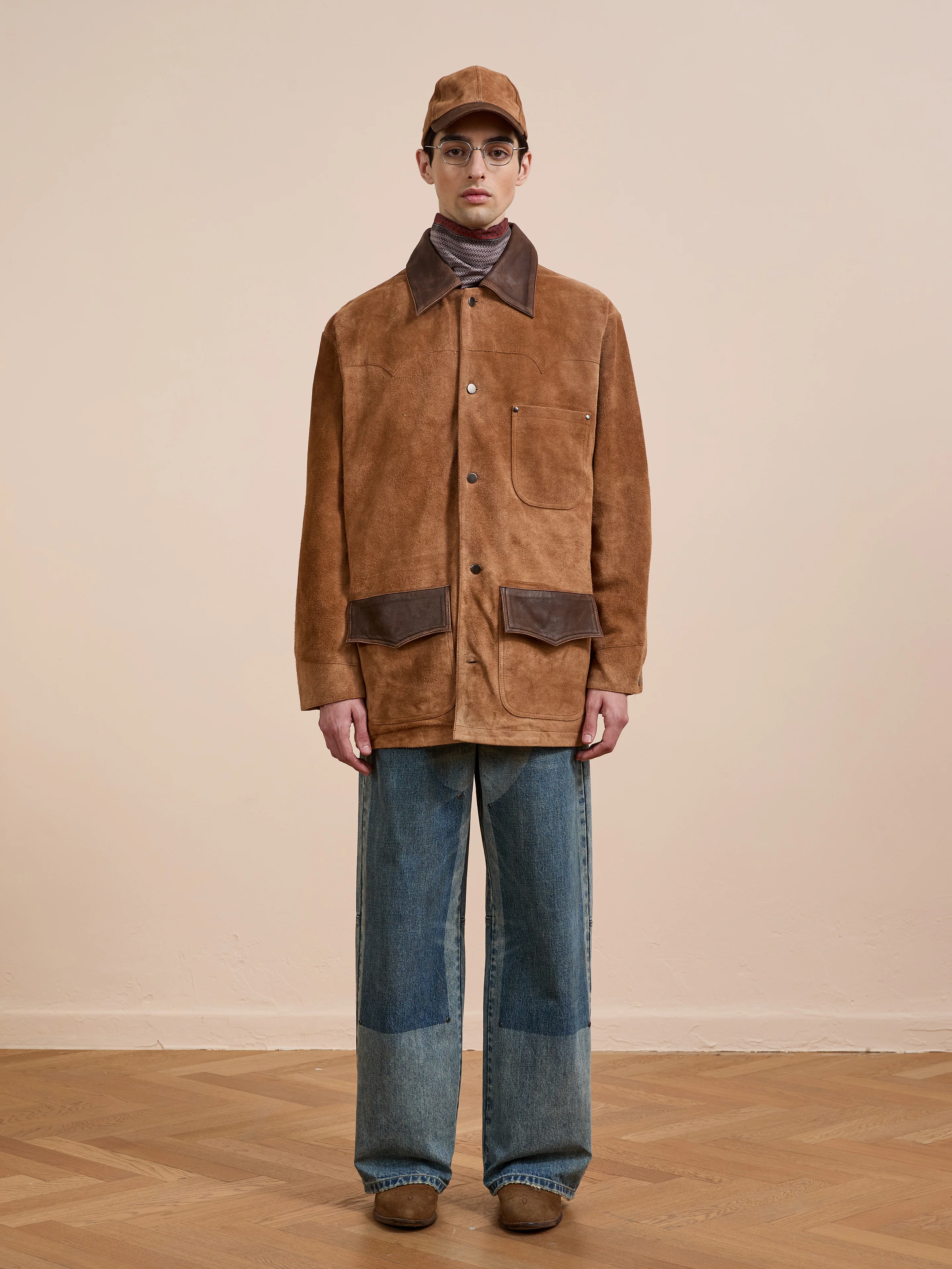 Suede Contrast Barn Jacket - Image 15