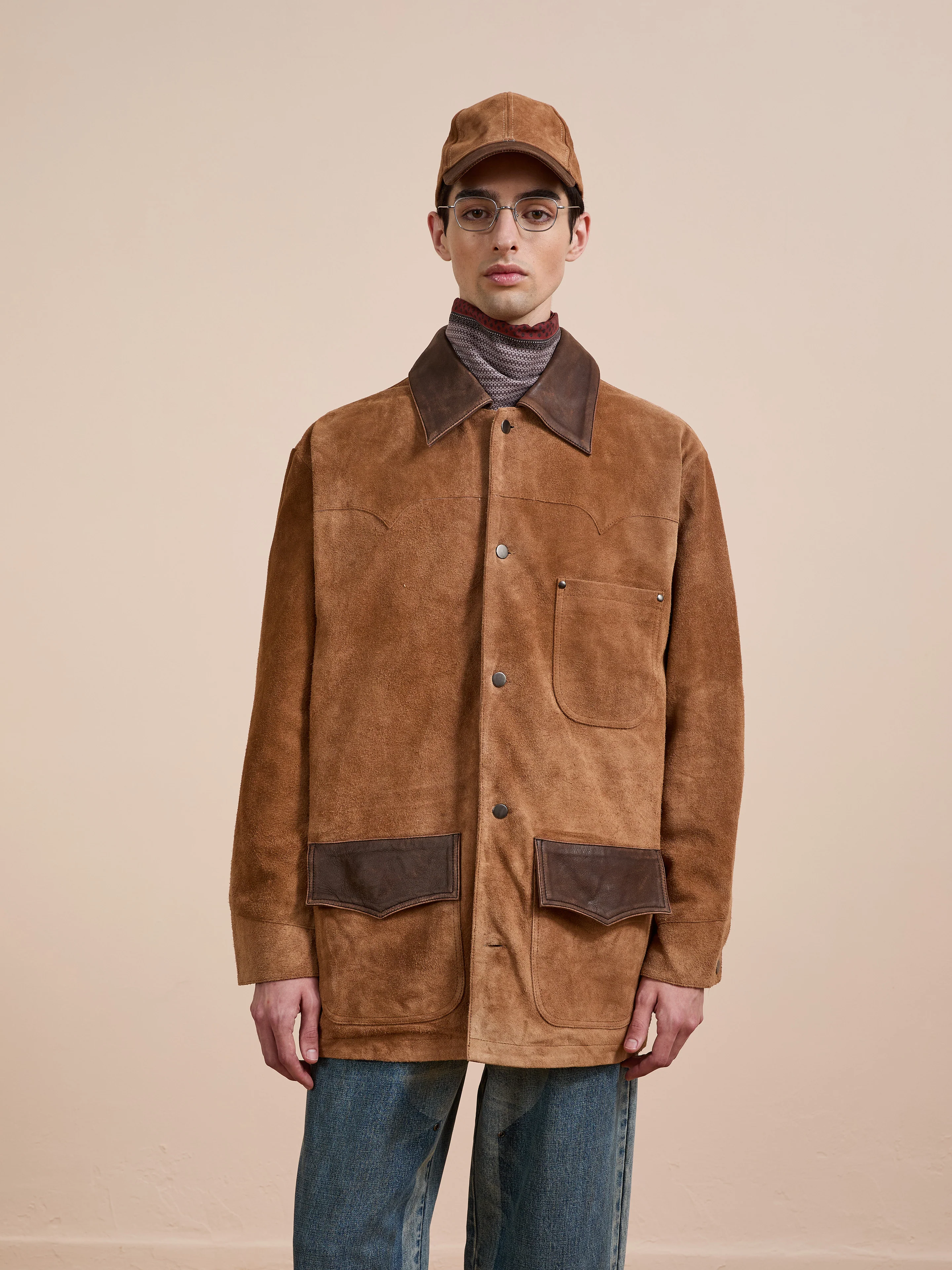Suede Contrast Barn Jacket - Image 16