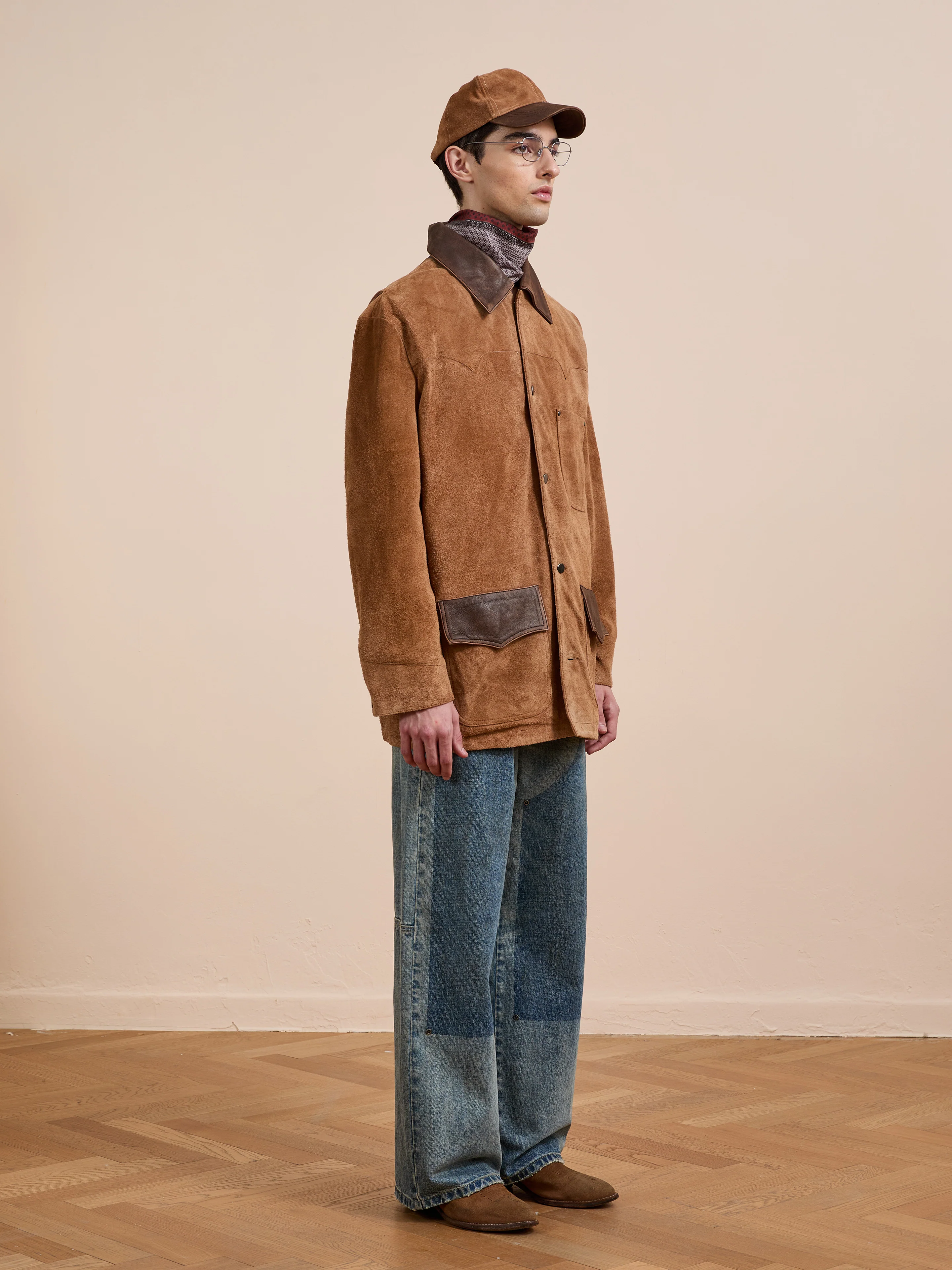 Suede Contrast Barn Jacket - Image 18