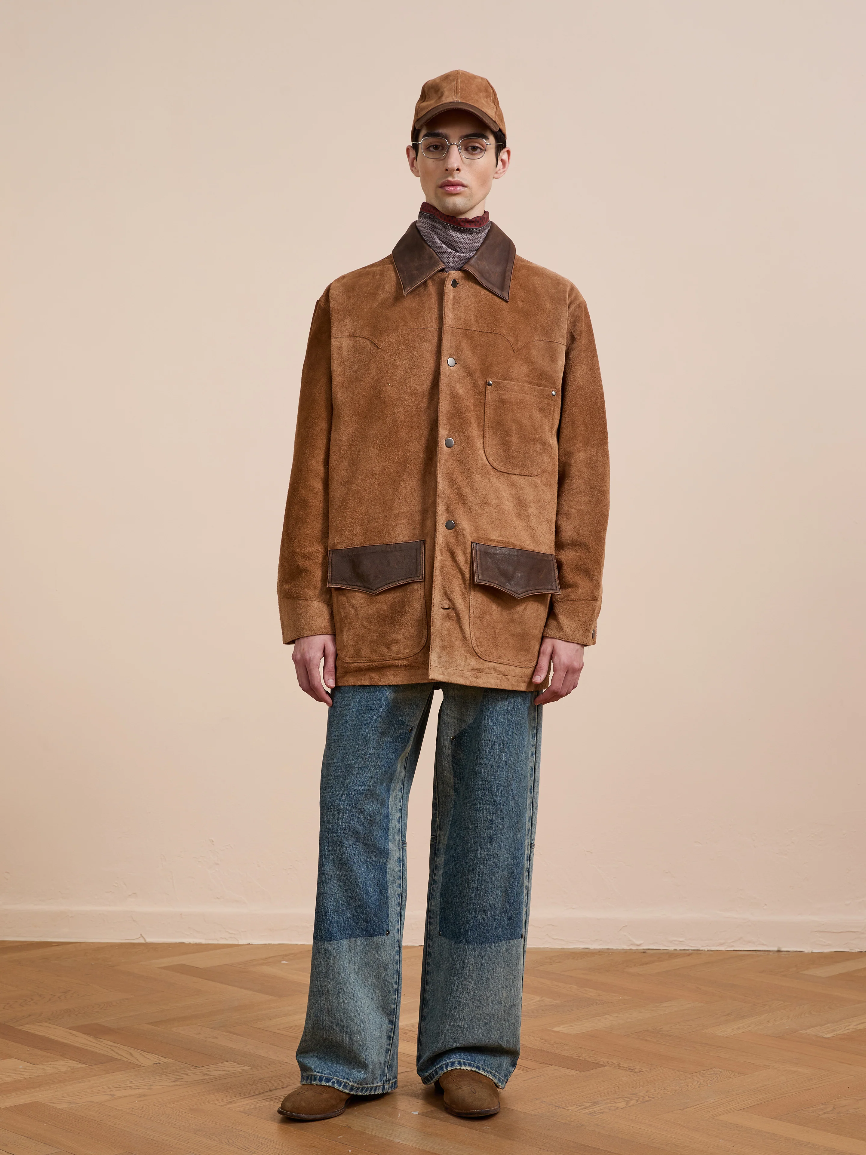 Suede Contrast Barn Jacket - Image 19