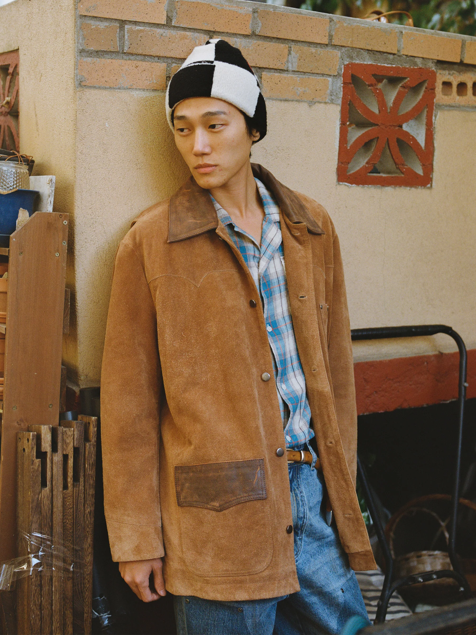 Suede Contrast Barn Jacket - Image 2