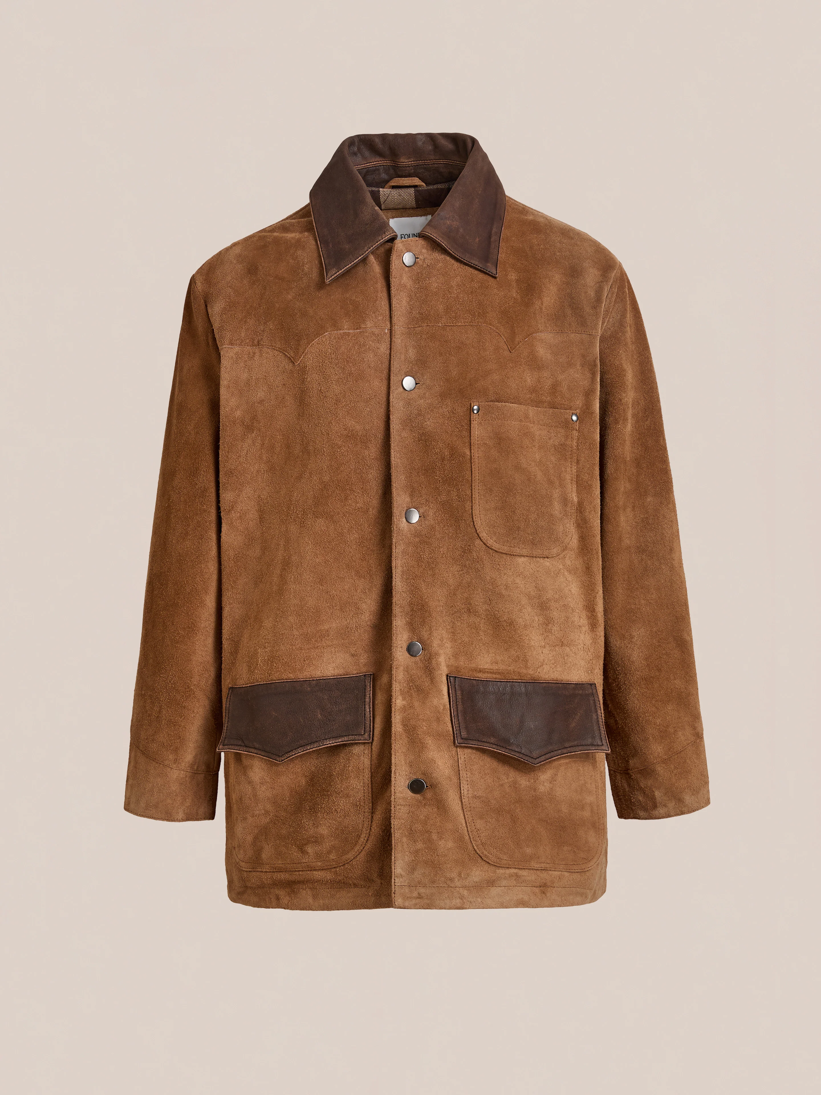 Suede Contrast Barn Jacket - Image 6
