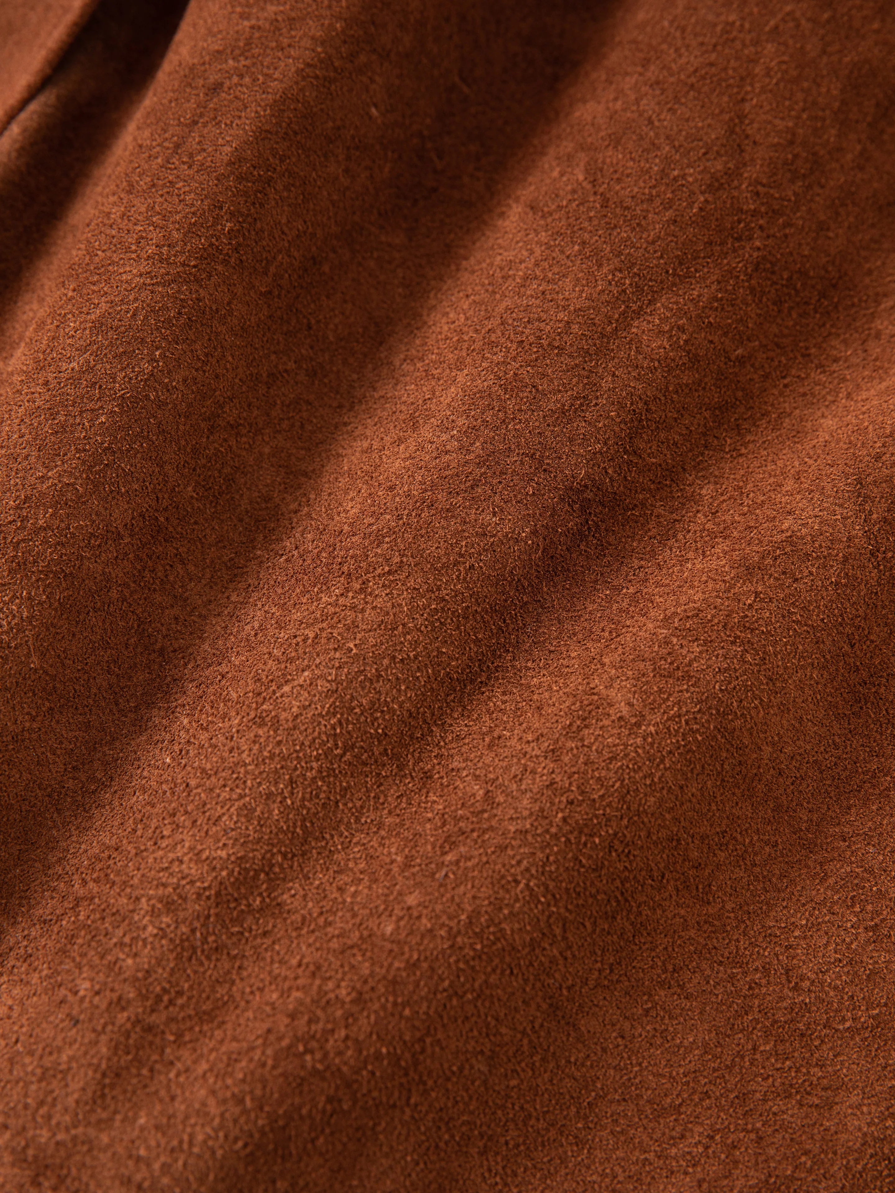 Suede Leather Trench Coat - Image 15