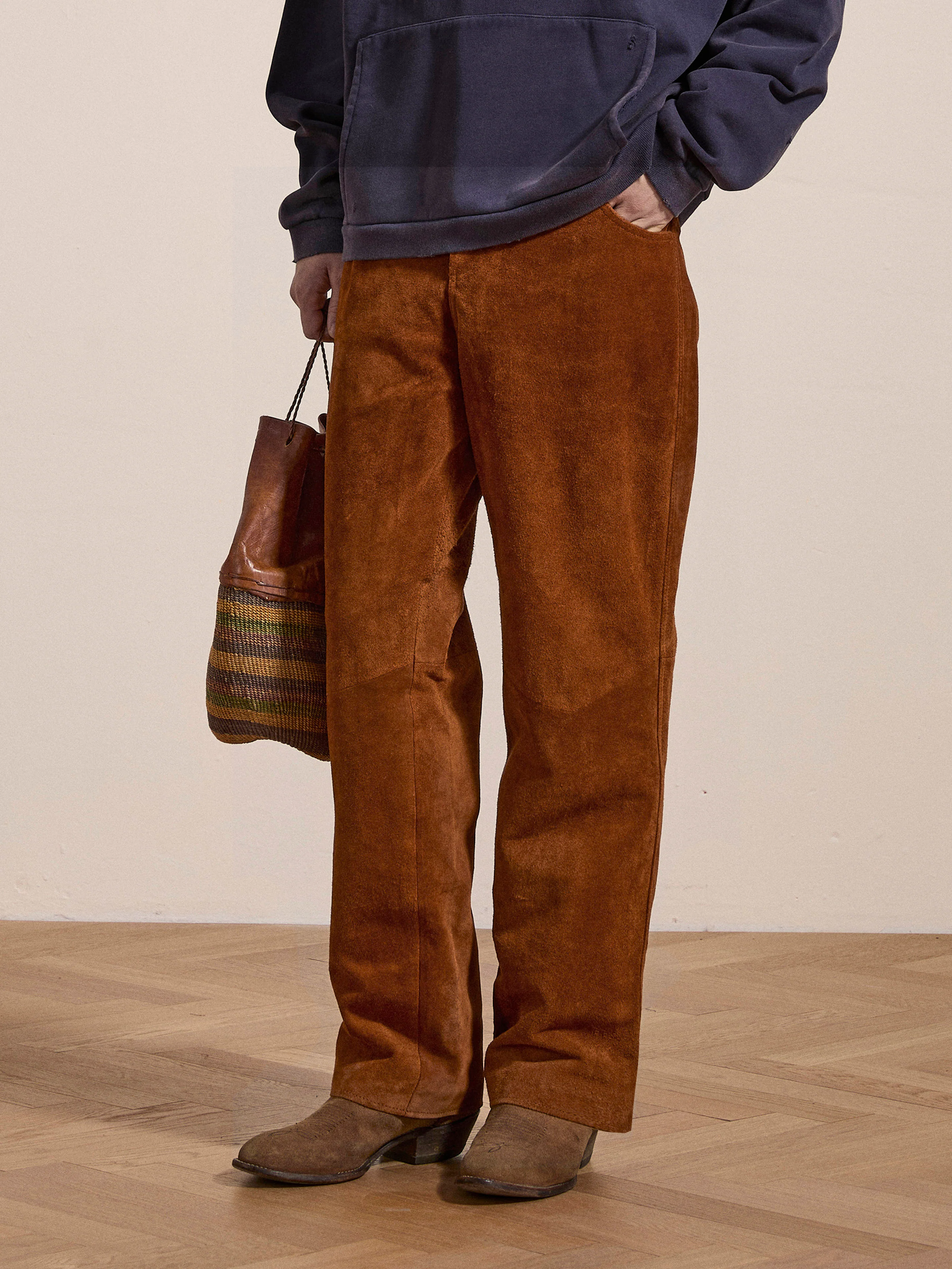 Suede Moto Pants - Image 6