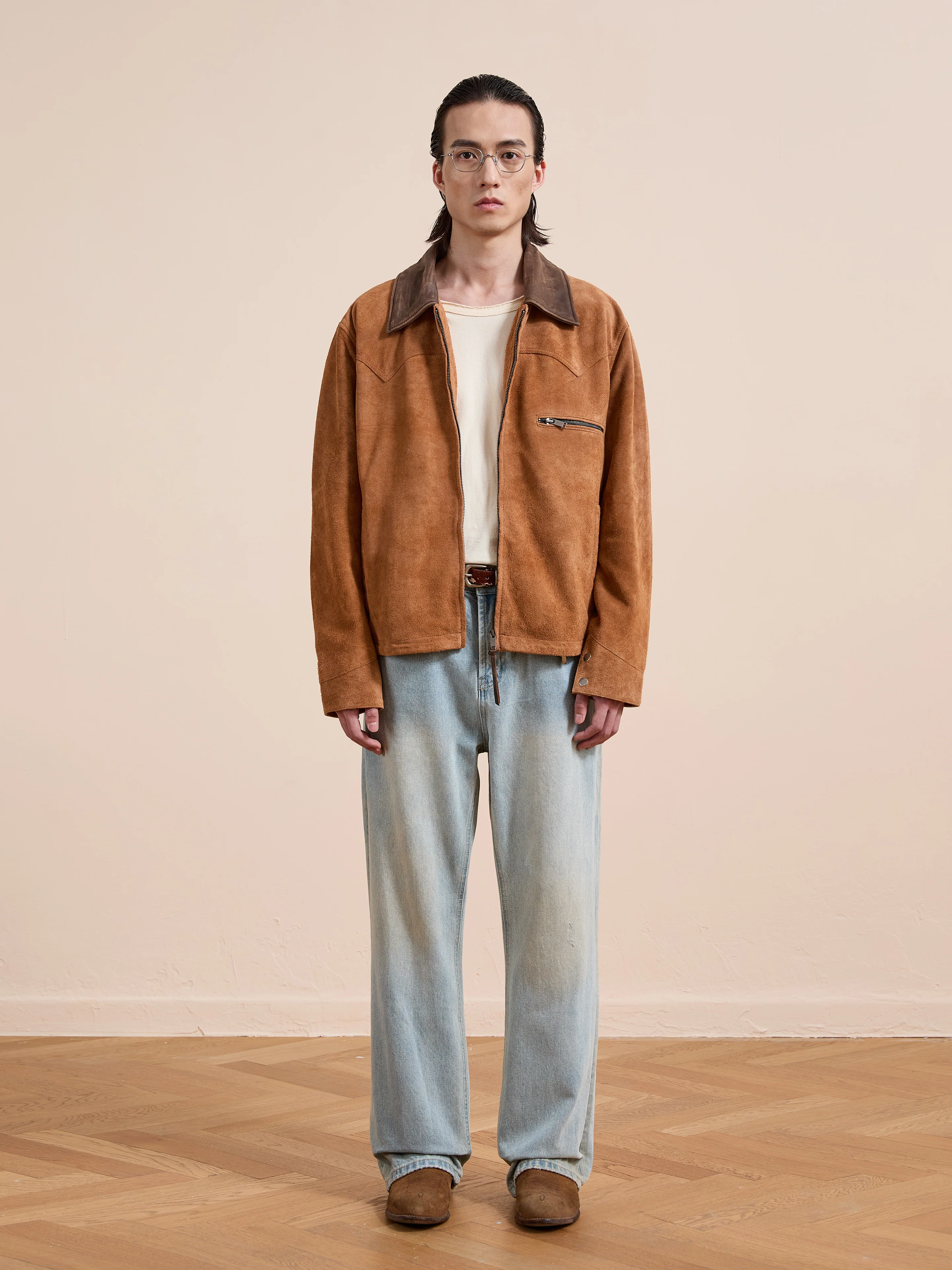 Suede Western Work Jacket - Image 11