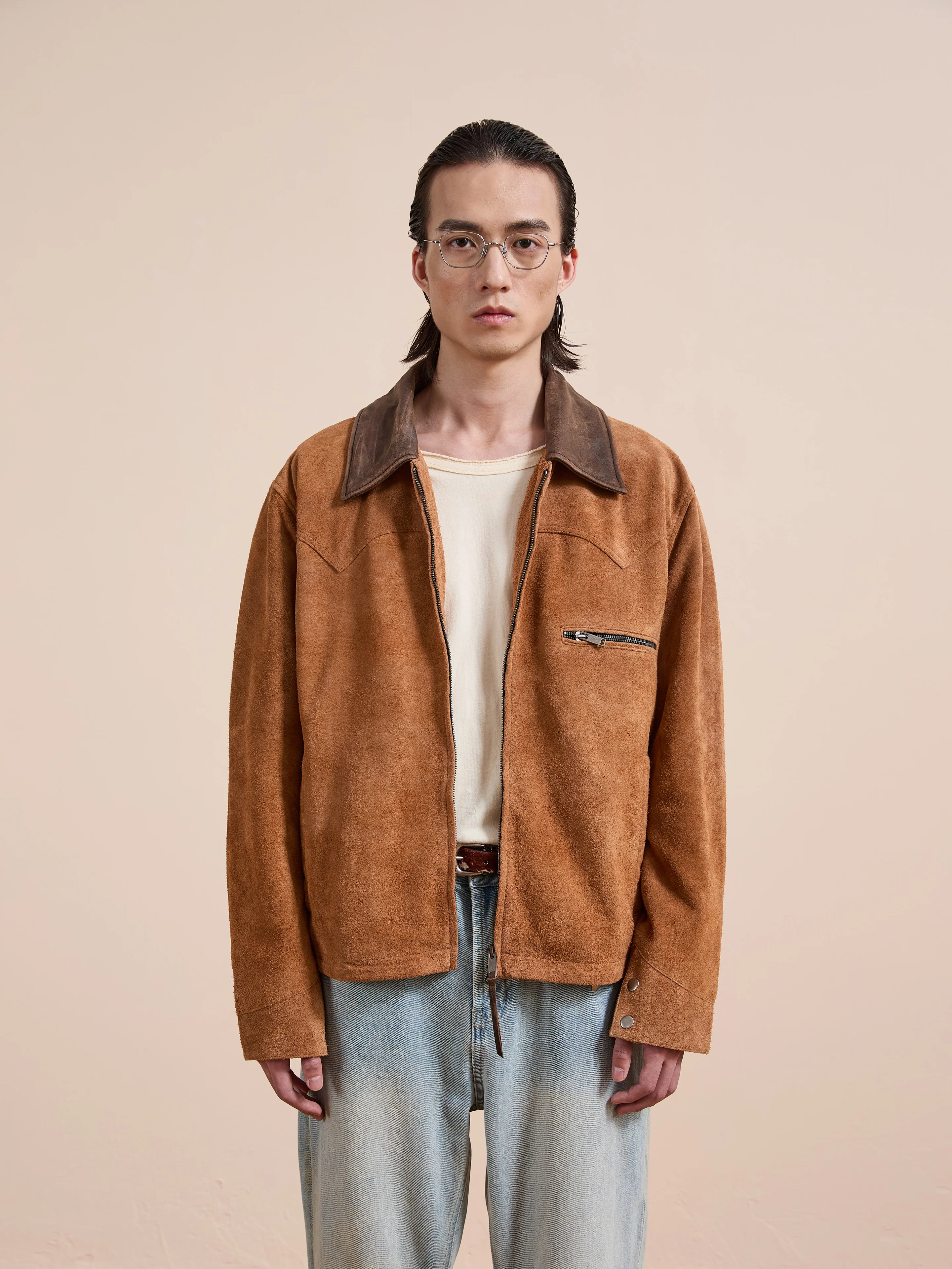 Suede Western Work Jacket - Image 8